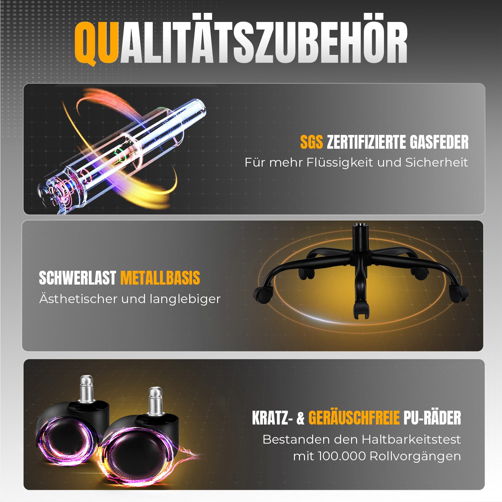 GTPLAYER Gaming-Stuhl Stoff, Racing Gamer Stuhl, Ergonomischer Gaming Sessel Gaming Chair, Schreibtischstuhl, Federsitzkissen mit Fußstütze