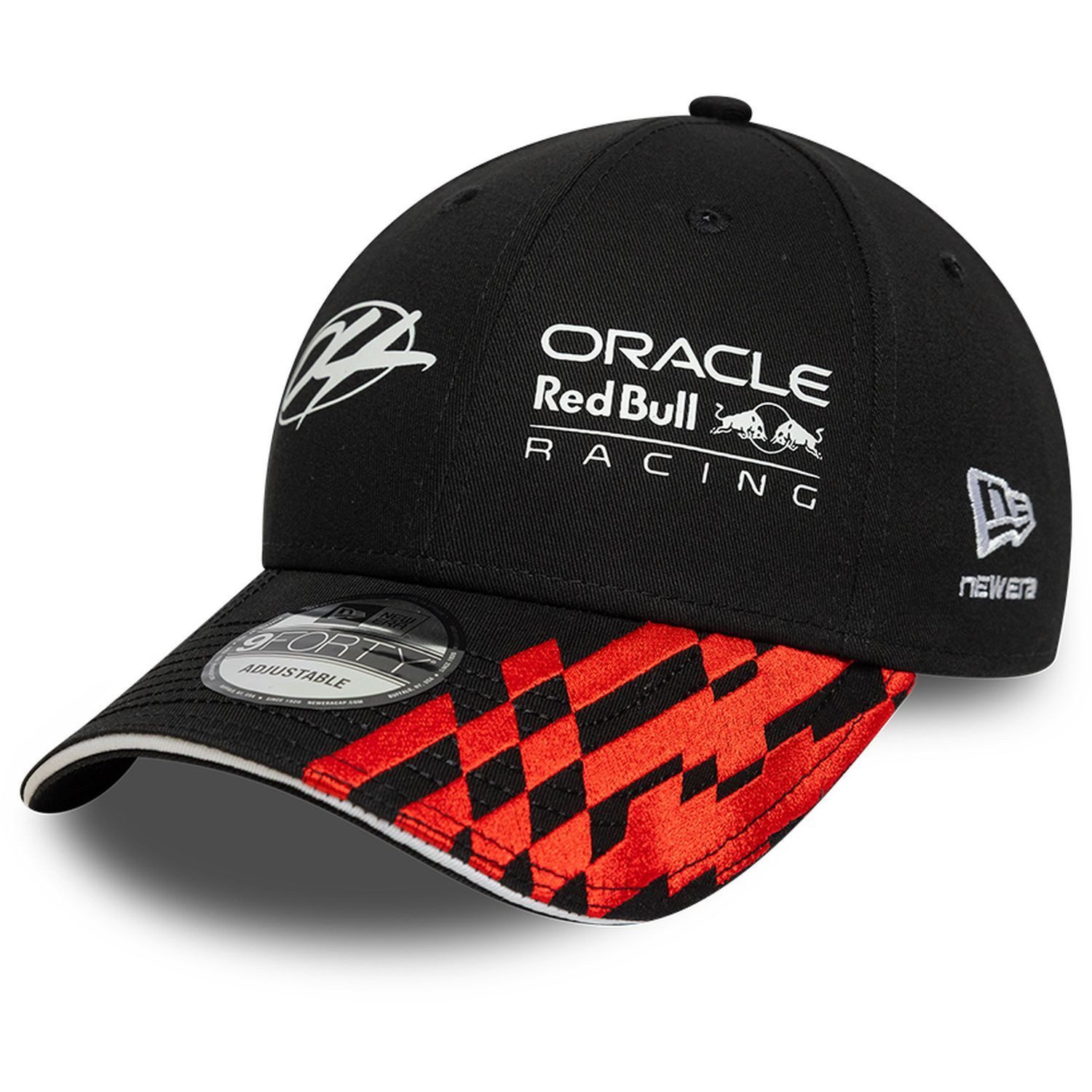 New Era Trucker Cap 9Forty Strapback CHECKERBOARD Red Bull Racing
