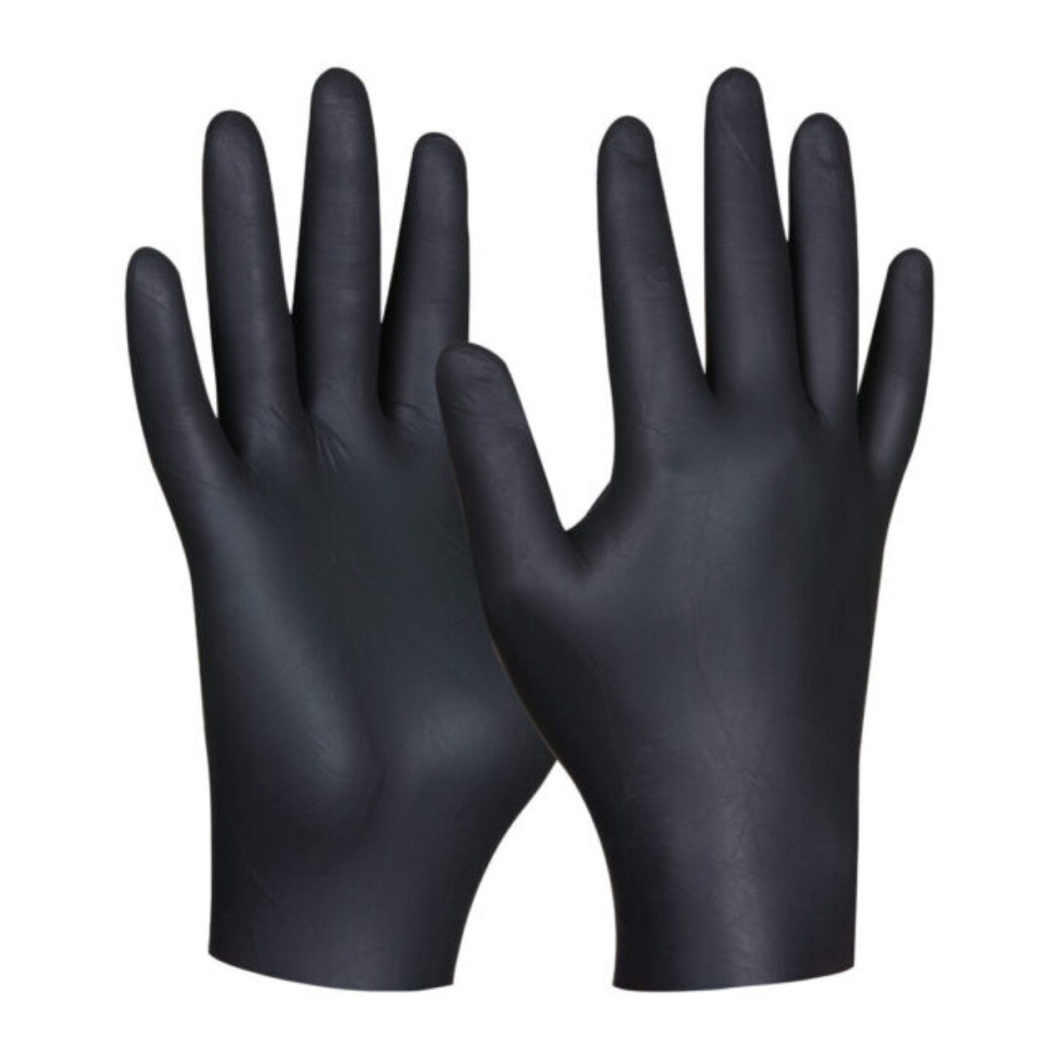 Gebol Einweghandschuhe Black Nitril Eco Einweghandschuh ungepudert latexfrei 100 Stück Nitril