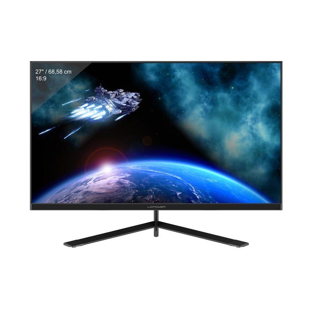 LC-Power LC-M27-FHD-144 27" PC Gaming-Monitor (68,58 cm/27 ", 1920 x 1080 px, Full HD, 1 ms Reaktionszeit, 144 Hz, Gaming Monitor, 144 Hz, Full HD, 16:9, 1ms, Bildschirm, schwarz)