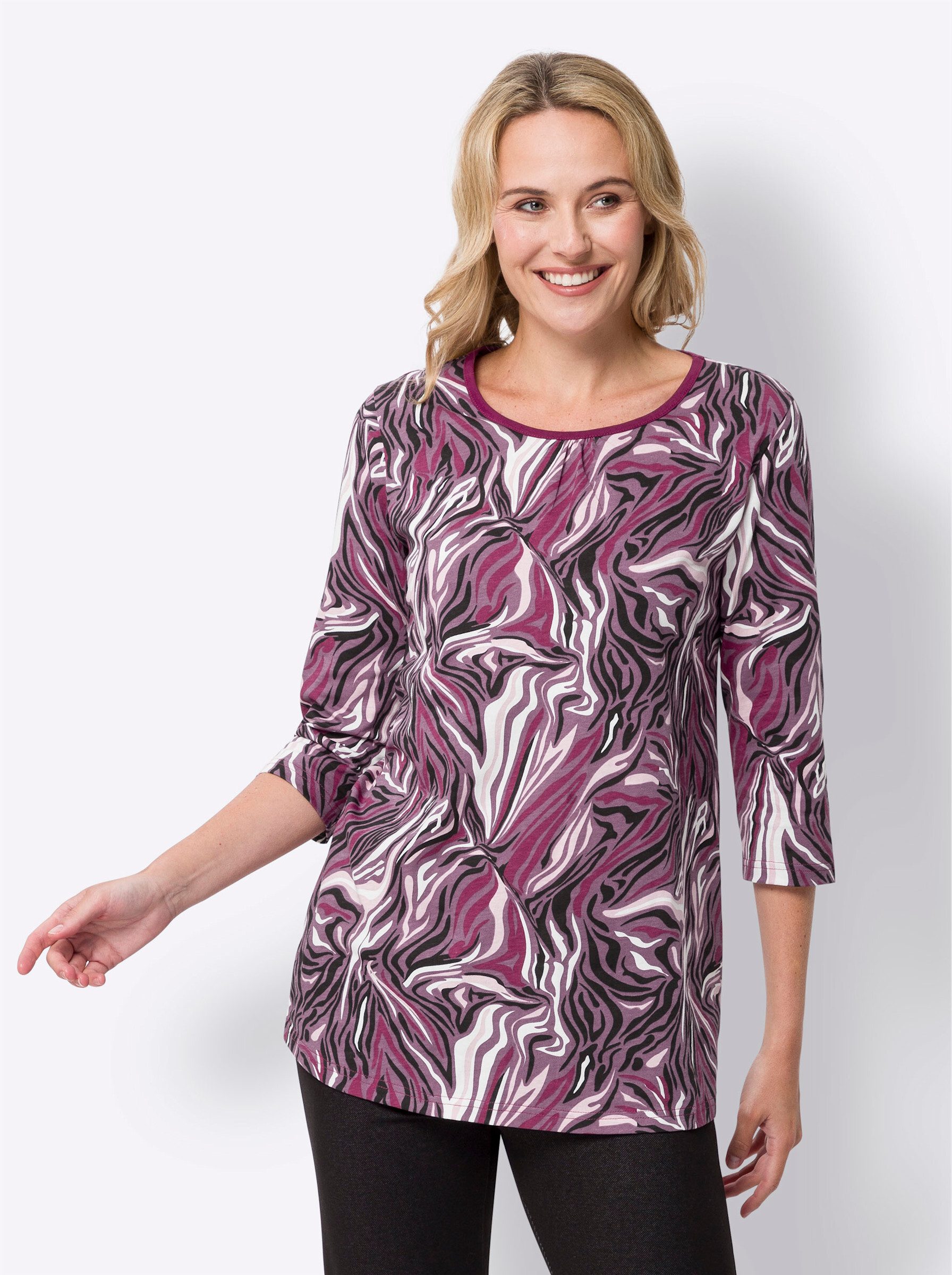 Sieh an! T-Shirt Longshirt . günstig online kaufen