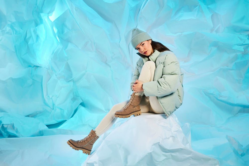 Rieker Winterstiefelette, Winterboots, Schnürboots, Profilsohle, mit günstig online kaufen