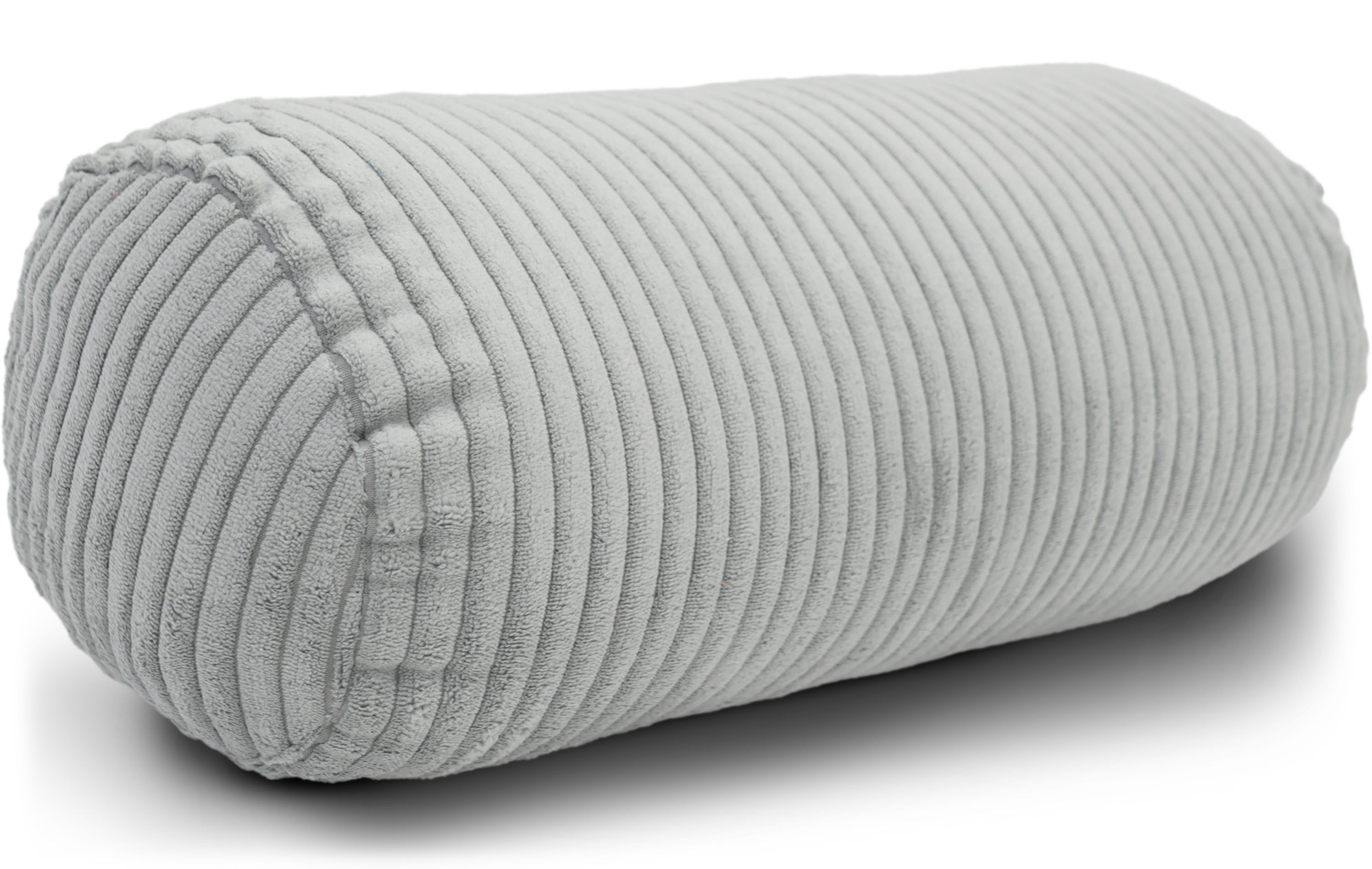 Amilian Nackenrolle mit Bezug 15 x 40 cm - Kissenrolle - mit Nackenrollenbezug - Bettrolle, Kopfstütze, Nackenstütze mit Bezug, ideal als Dekokissen, Sofakissen, Kissen, Kissenrolle, Lagerungskissen, Schlafkissen und für Reisen