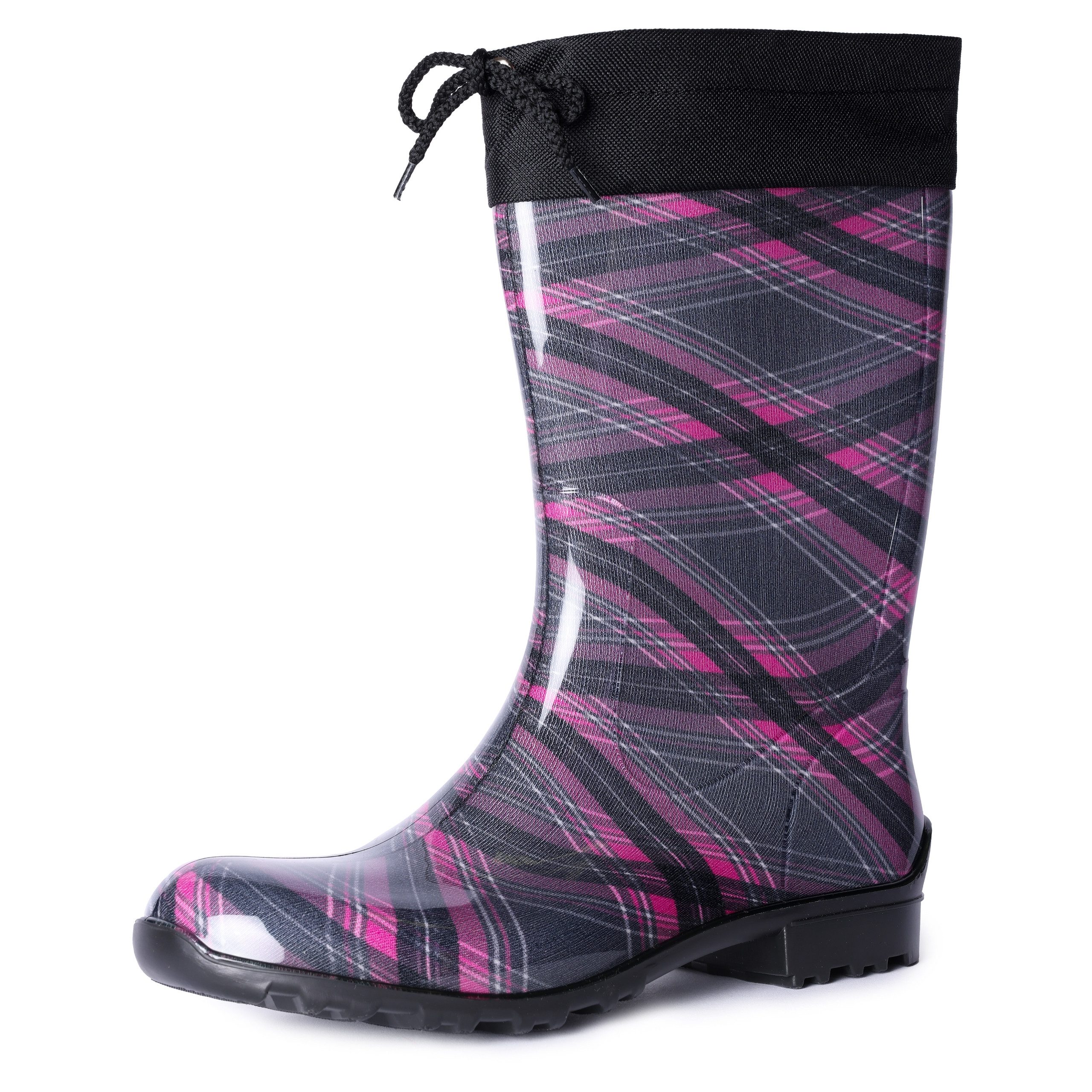 Ladeheid Damen Gummistiefel mit Stulpe LA-968 Gummistiefel