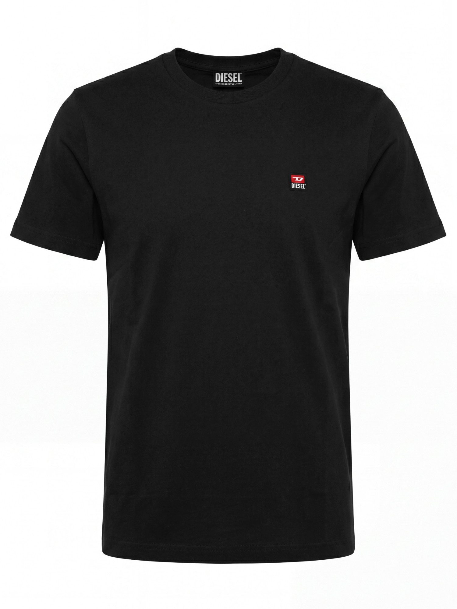 Diesel Rundhalsshirt Regular Fit mit Logo-Patch - T-JUST 250221
