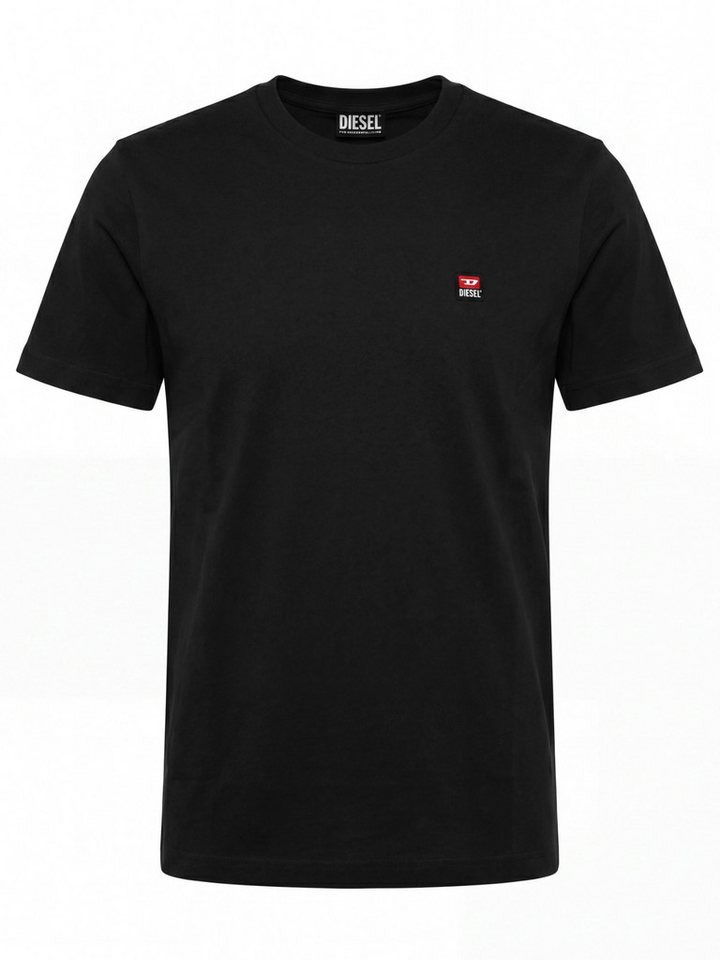 Diesel Rundhalsshirt Regular Fit mit Logo-Patch - T-JUST 250221
