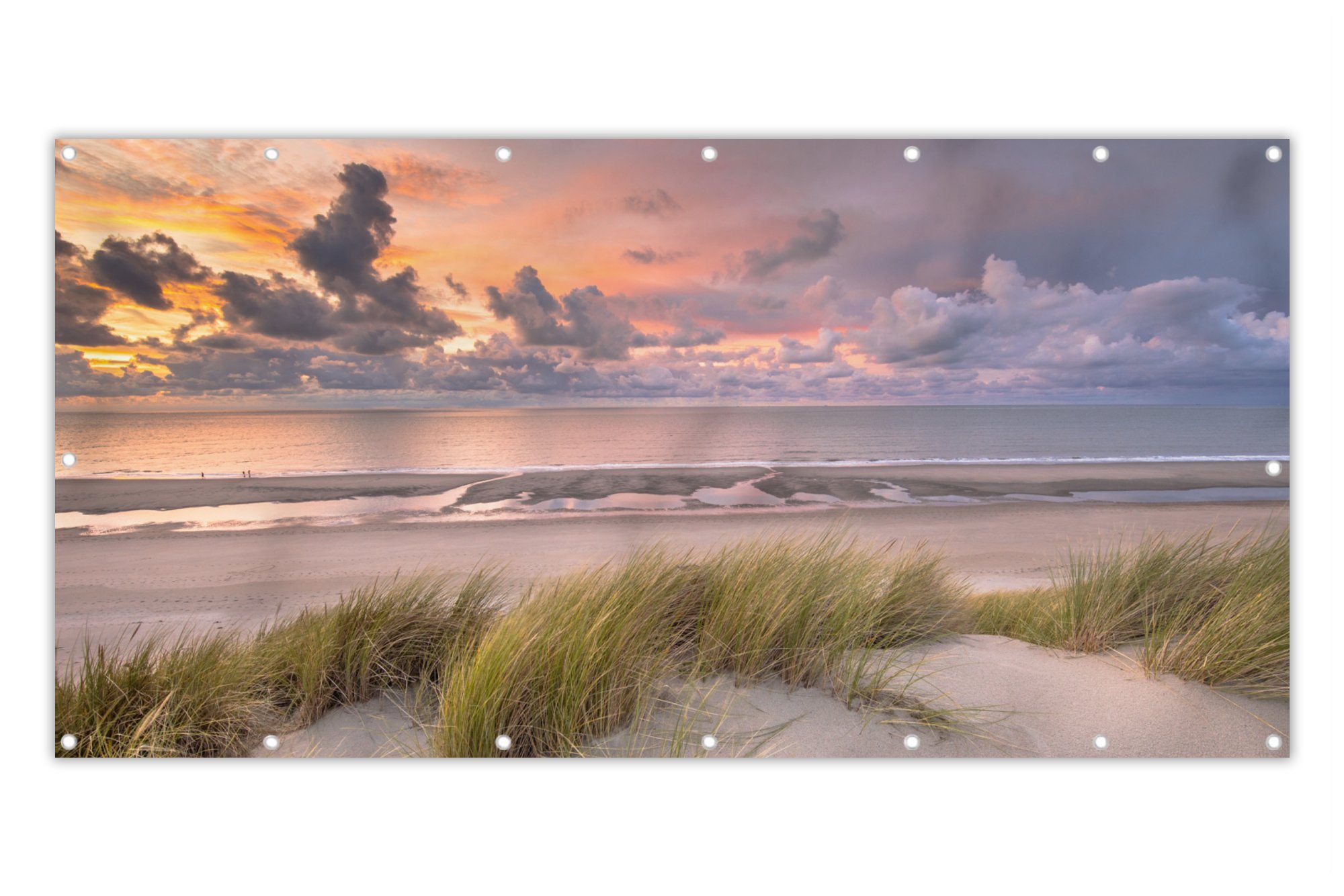 MuchoWow Balkonsichtschutz Sonnenuntergang - Düne - günstig online kaufen