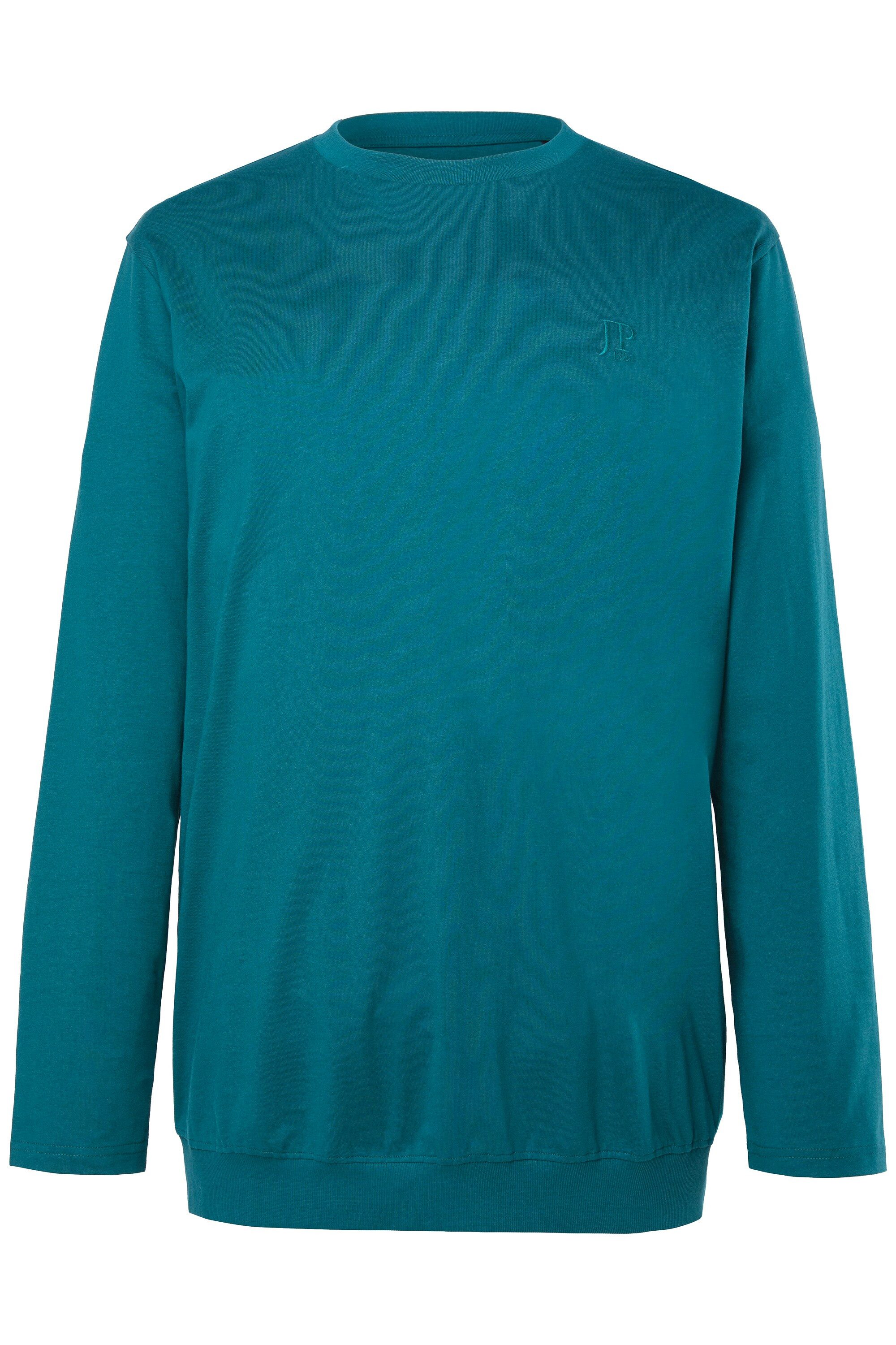 T-Shirt Langarmshirt Bauchfit Basic Rundhals