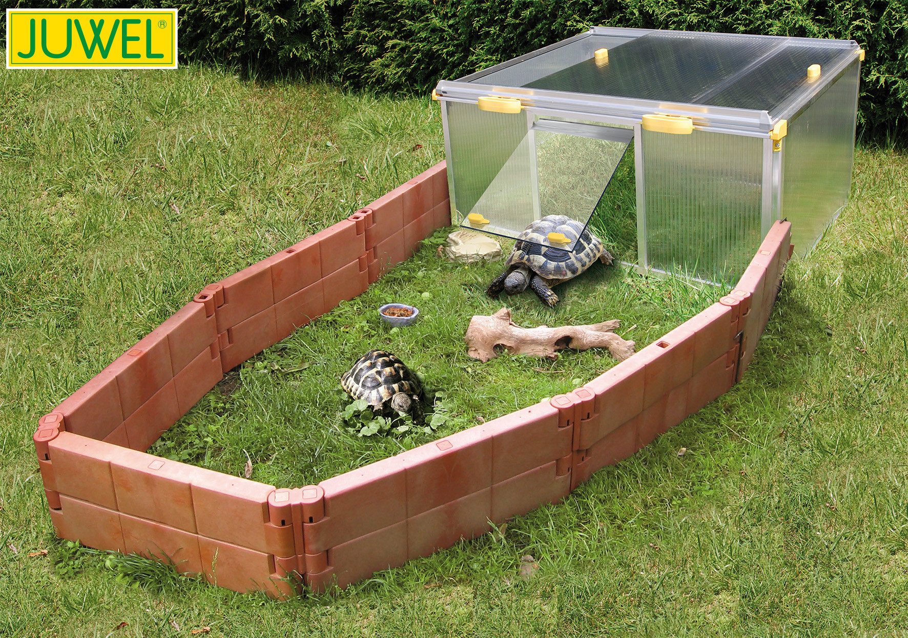 Juwel Tierhaus Juwel Auslaufgehege für Schildkröten terracotta, Freilauf für
