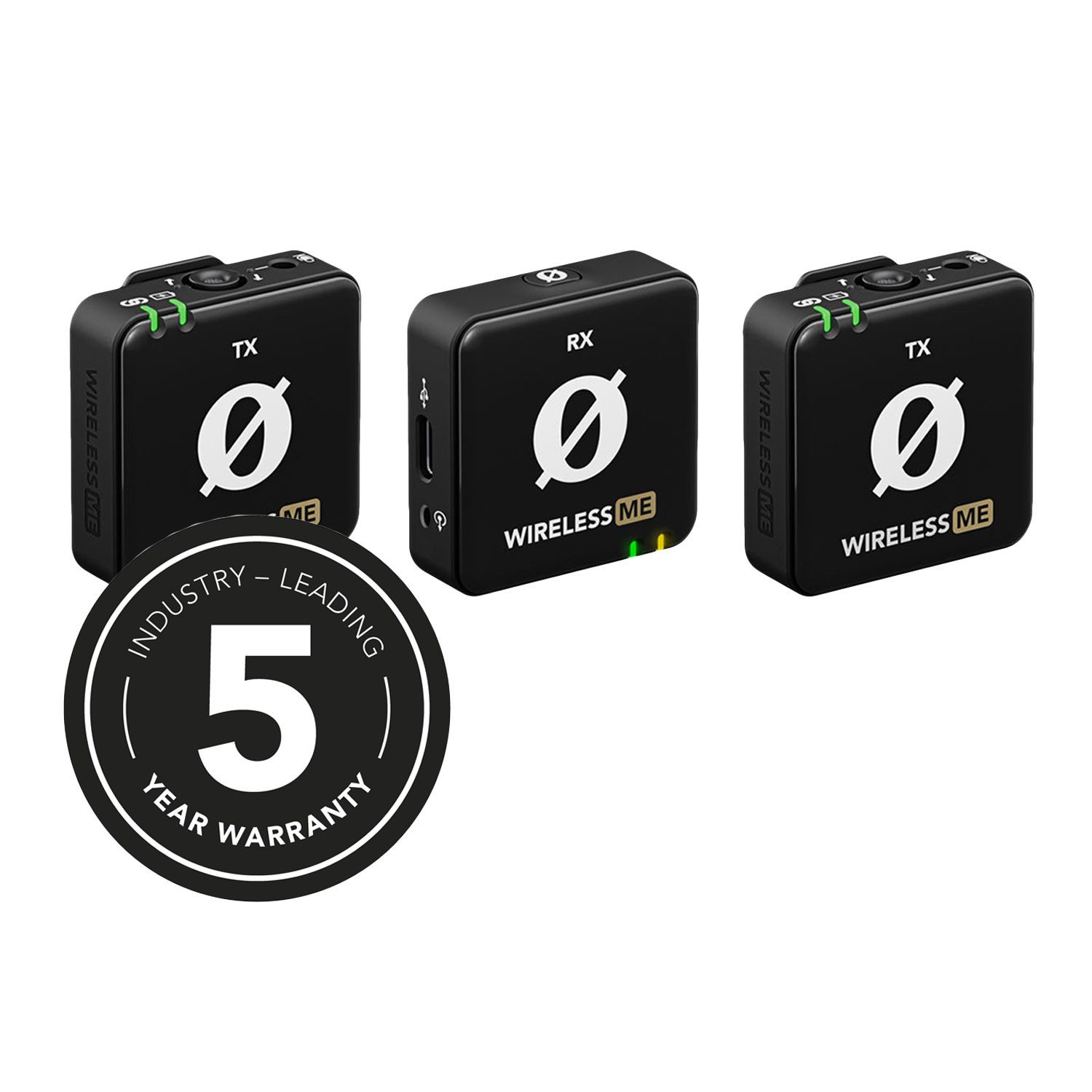 RØDE Mikrofon Rode Wireless ME Dual kabelloses Mikrofon-System (kabelloses Mikrofon-System), schwarz
