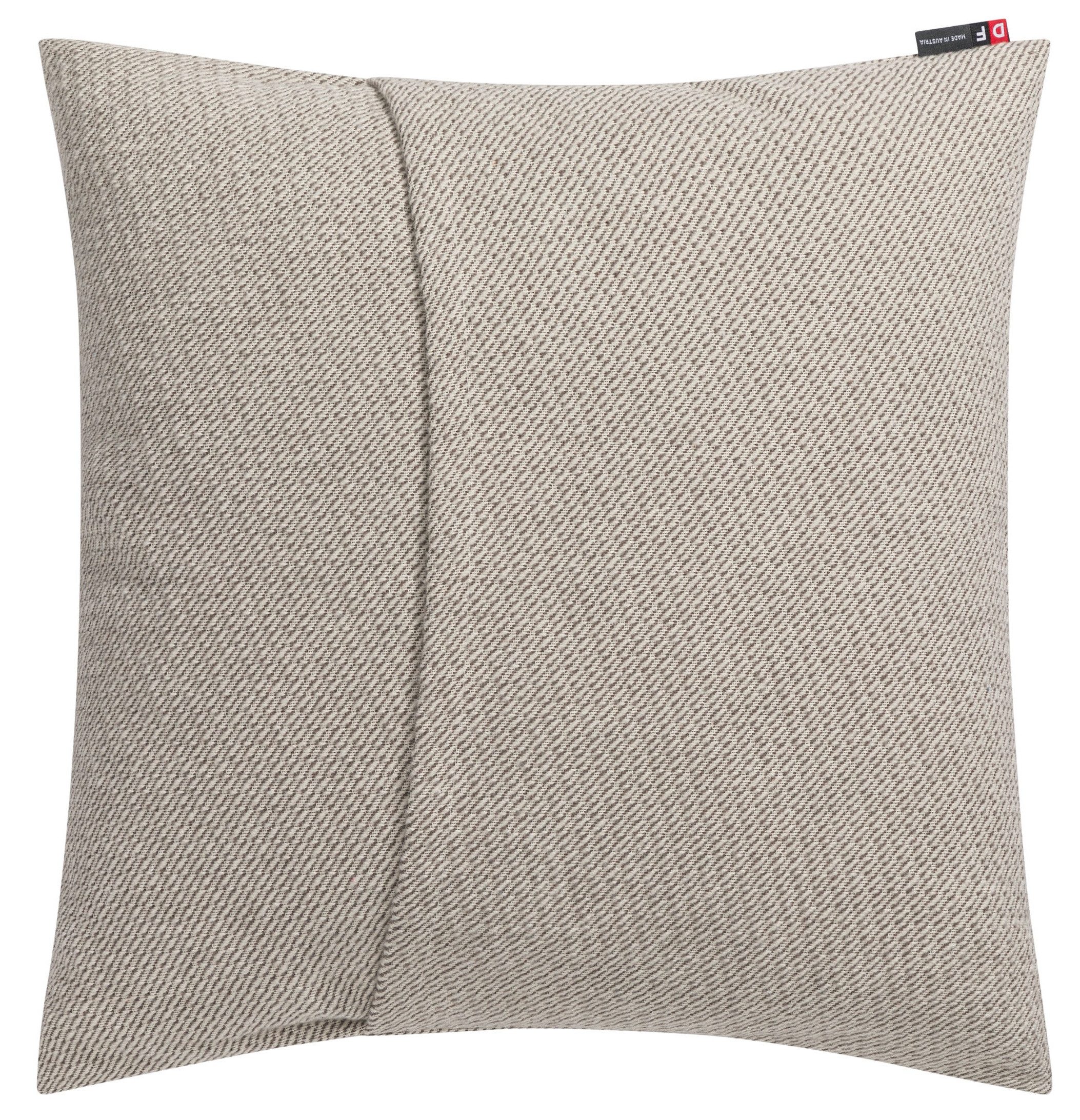 DAVID FUSSENEGGER Kissenhülle Nova 'Schneeeule' 50 x 50 cm Braun günstig online kaufen