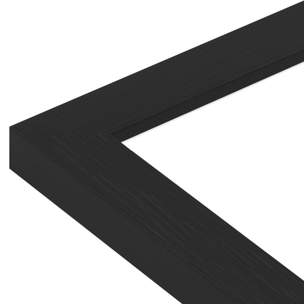 WANDStyle Massivholz im aus Bilderrahmen H300, Schwarz, Modern Stil