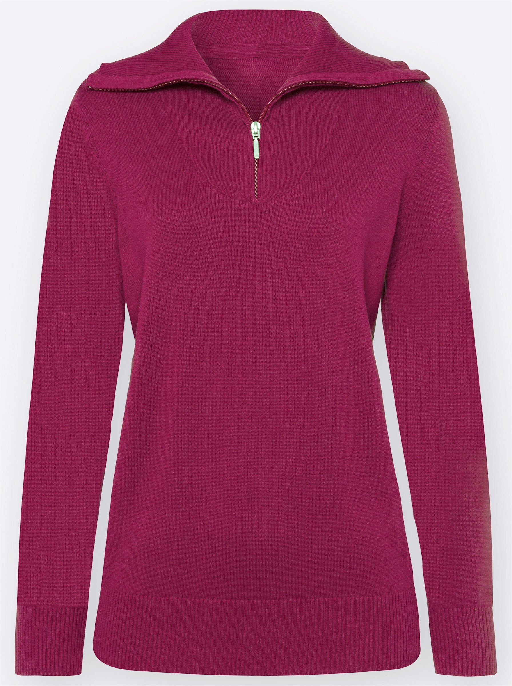 Sieh an! Strickpullover Troyer . günstig online kaufen