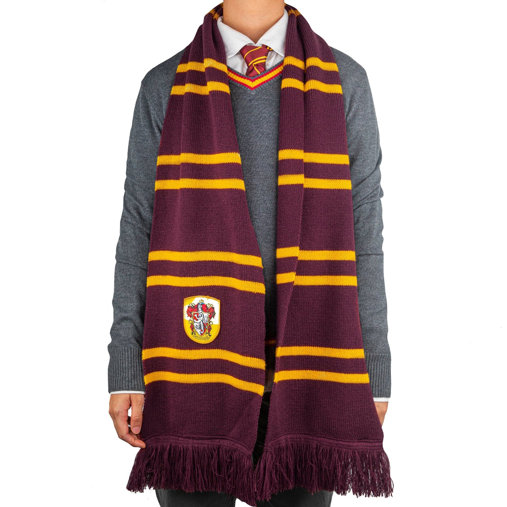 Cinereplicas Zauberer-Kostüm Gryffindor Schal, Mit Gryffindor durch die kalte Jahreszeit