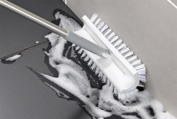 Maximex Reinigungsbürste, (1-tlg), doppelseitig mit Abziehlippe, ausziehbar