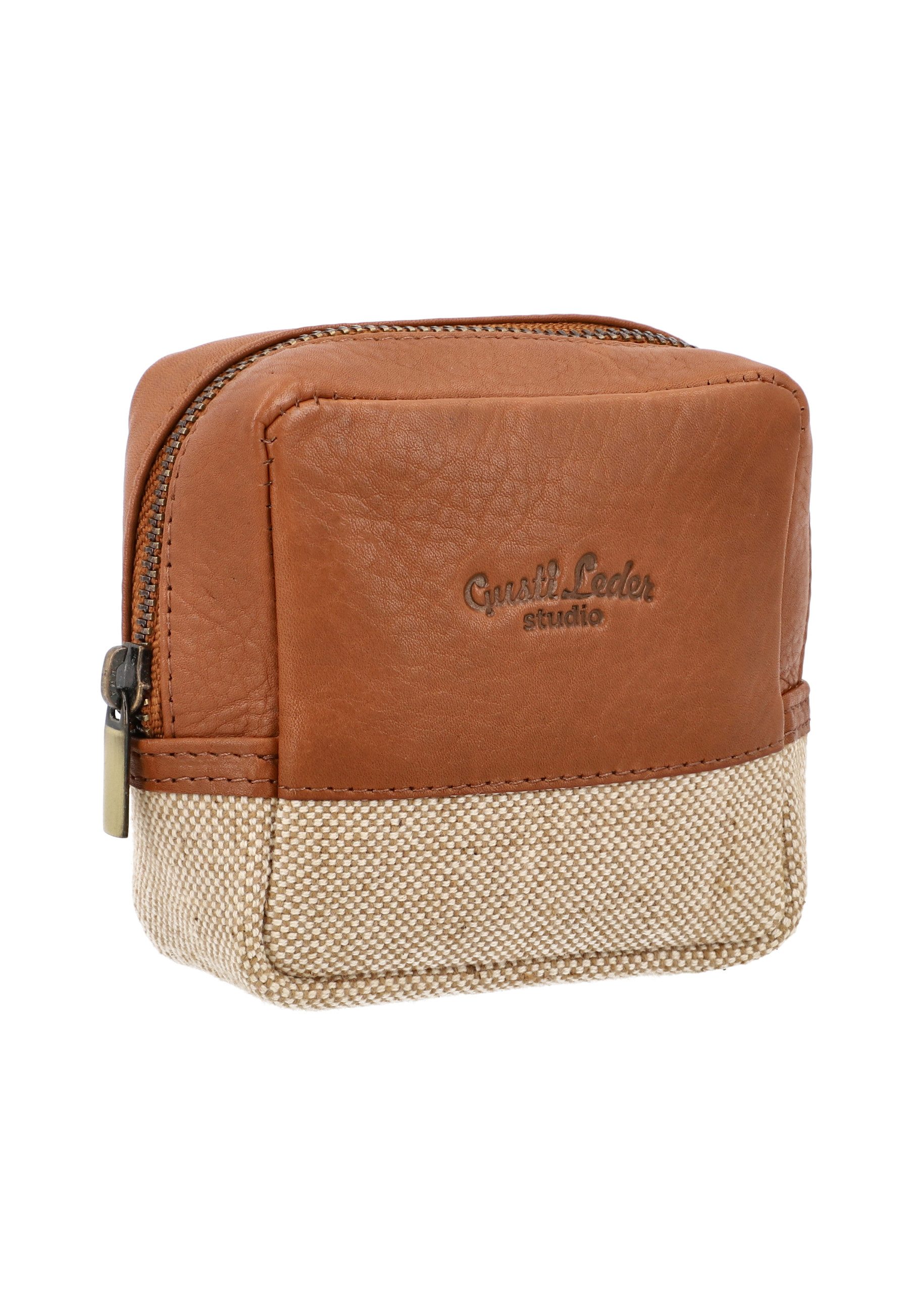 Gusti Leder Kulturbeutel Gusti Leder Waschtasche Clara (1-tlg)