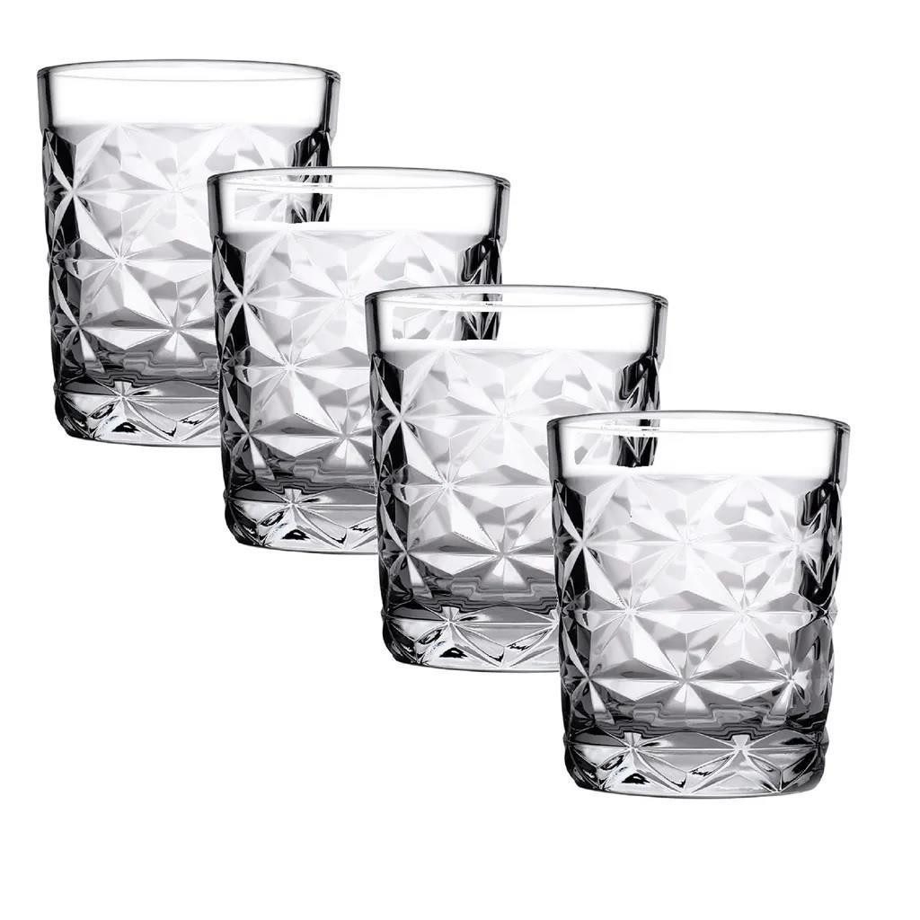 Schnapsglas Pasabahce Estrella Whiskyglas 360 ml 4er Set