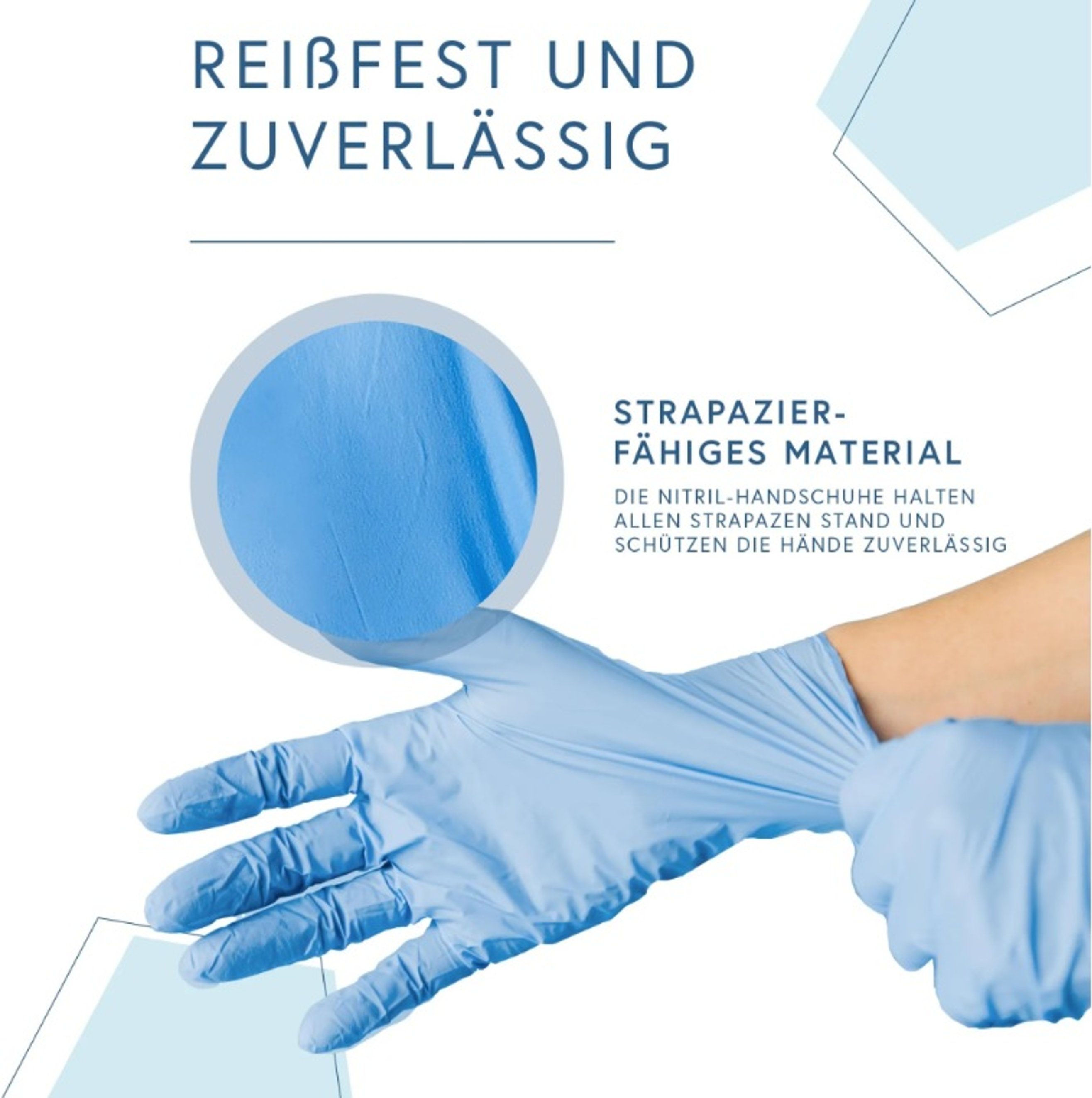 INTCO Nitril-Handschuhe Medical Einmalhandschuhe (Gummihandschuhe, 100-St., 100 Stück) Größe M-XL