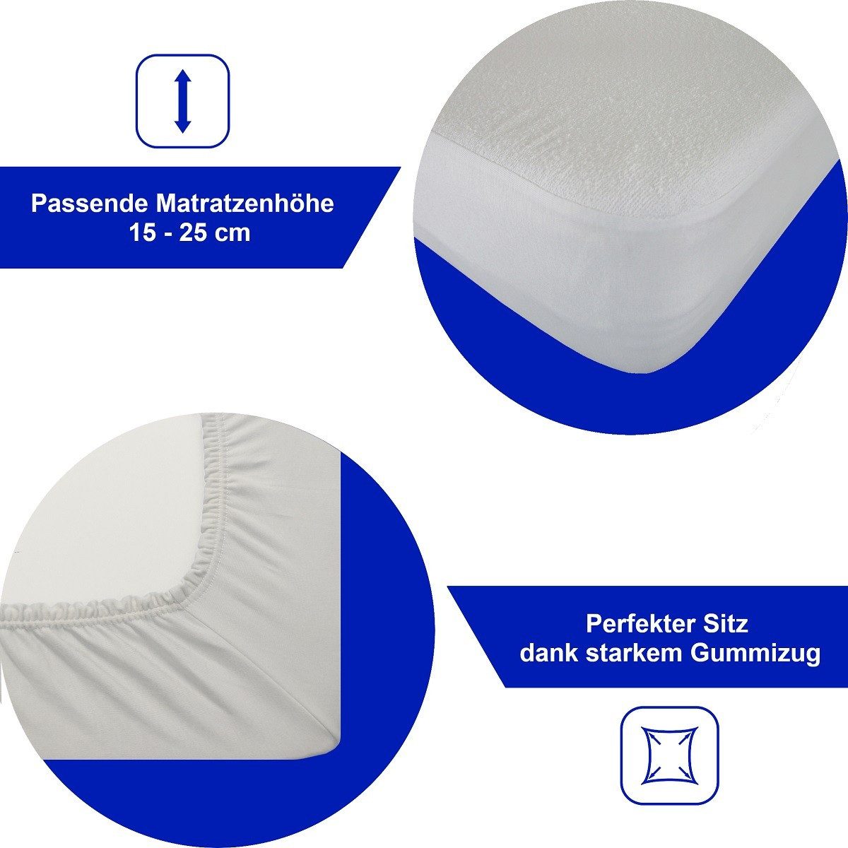 Matratzenauflage Topliner für Wasserbetten DUKAL, 90-100x200 cm, mit Spannu günstig online kaufen