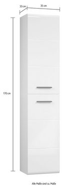 welltime Hängeschrank Ravenna 2 Korpusfarben, Breite 35 cm, Türanschlag wechselbar