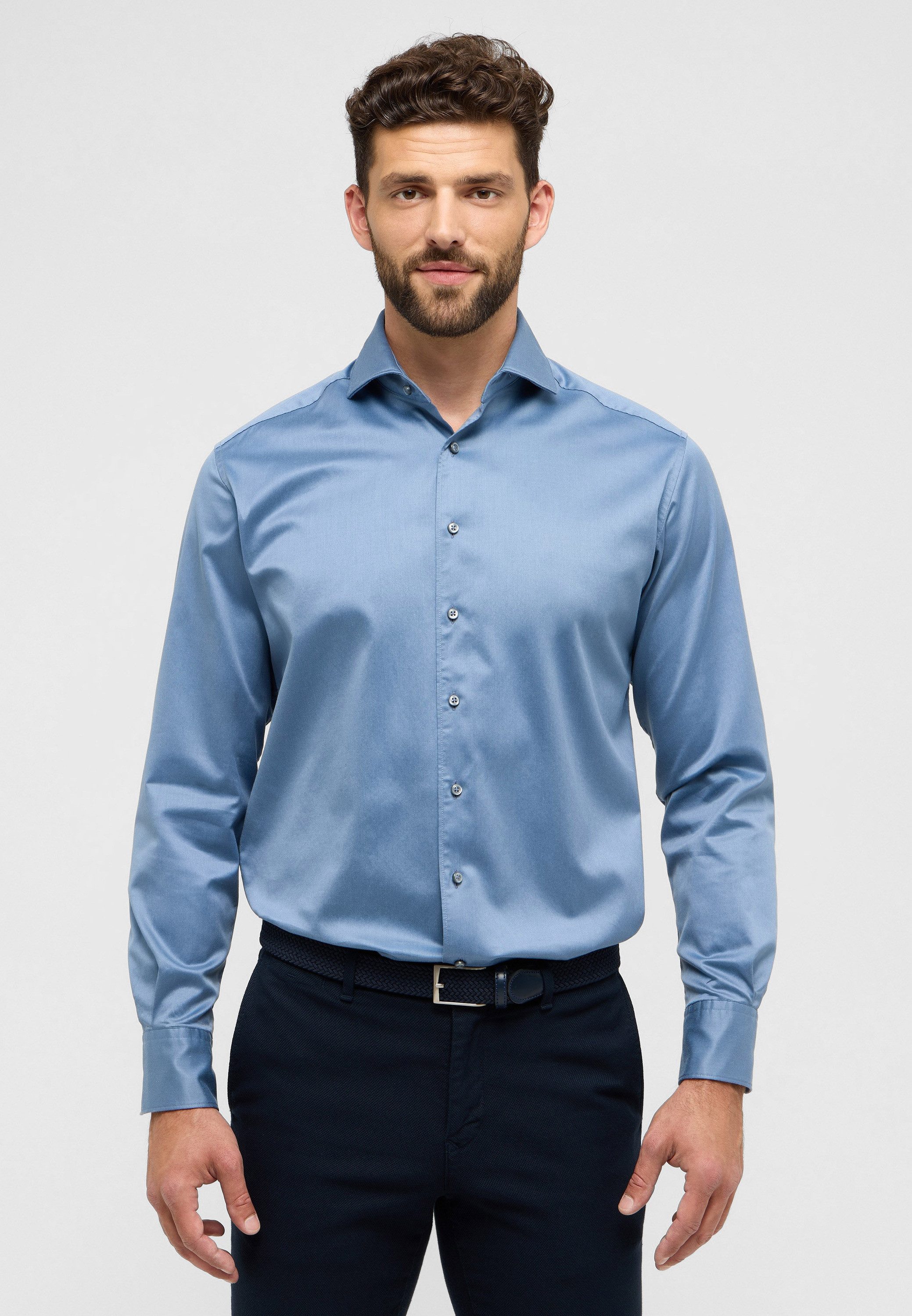 Eterna Langarmhemd MODERN FIT EASY IRON günstig online kaufen