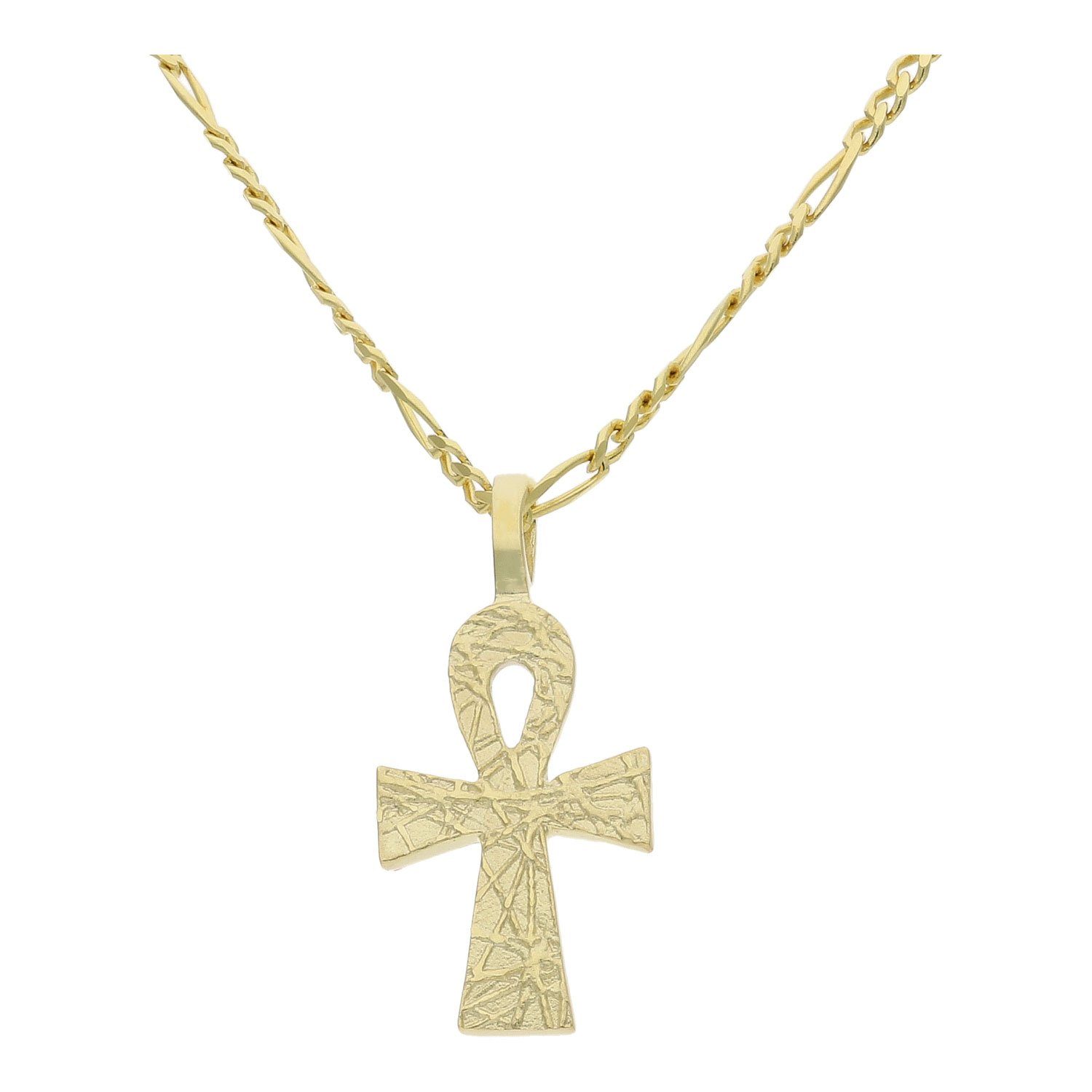 JuwelmaLux Kreuzanhänger JuwelmaLux Anhänger Kreuz 333/000 (8 Karat) Gold ägyptisches Kreuz JL2 (1-tlg)