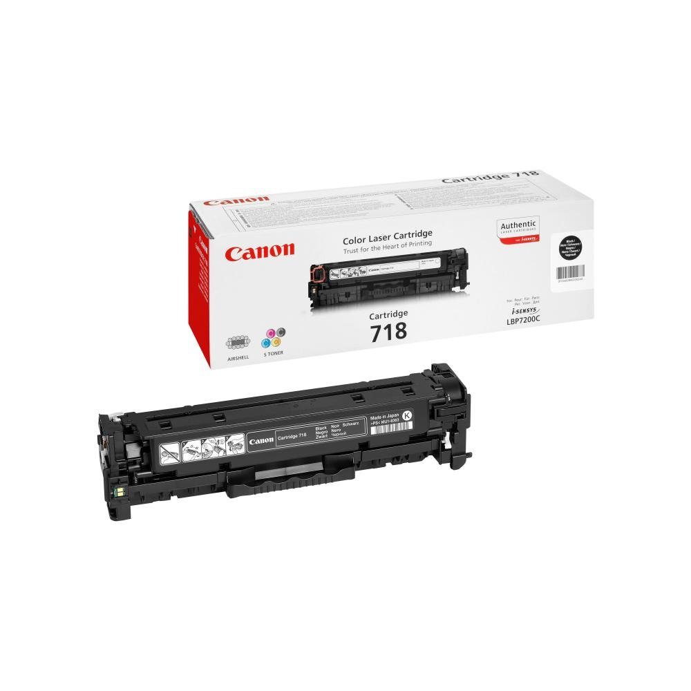 Canon Tonerpatrone CRG-718BK Toner schwarz