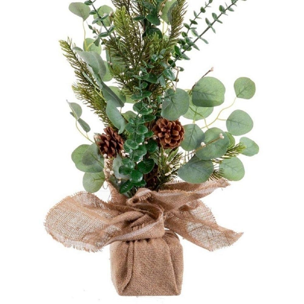 Plastikfaser natürliche grüne Weihnachtsdekoration Christbaumschmuck 63.5cm DOTMALL