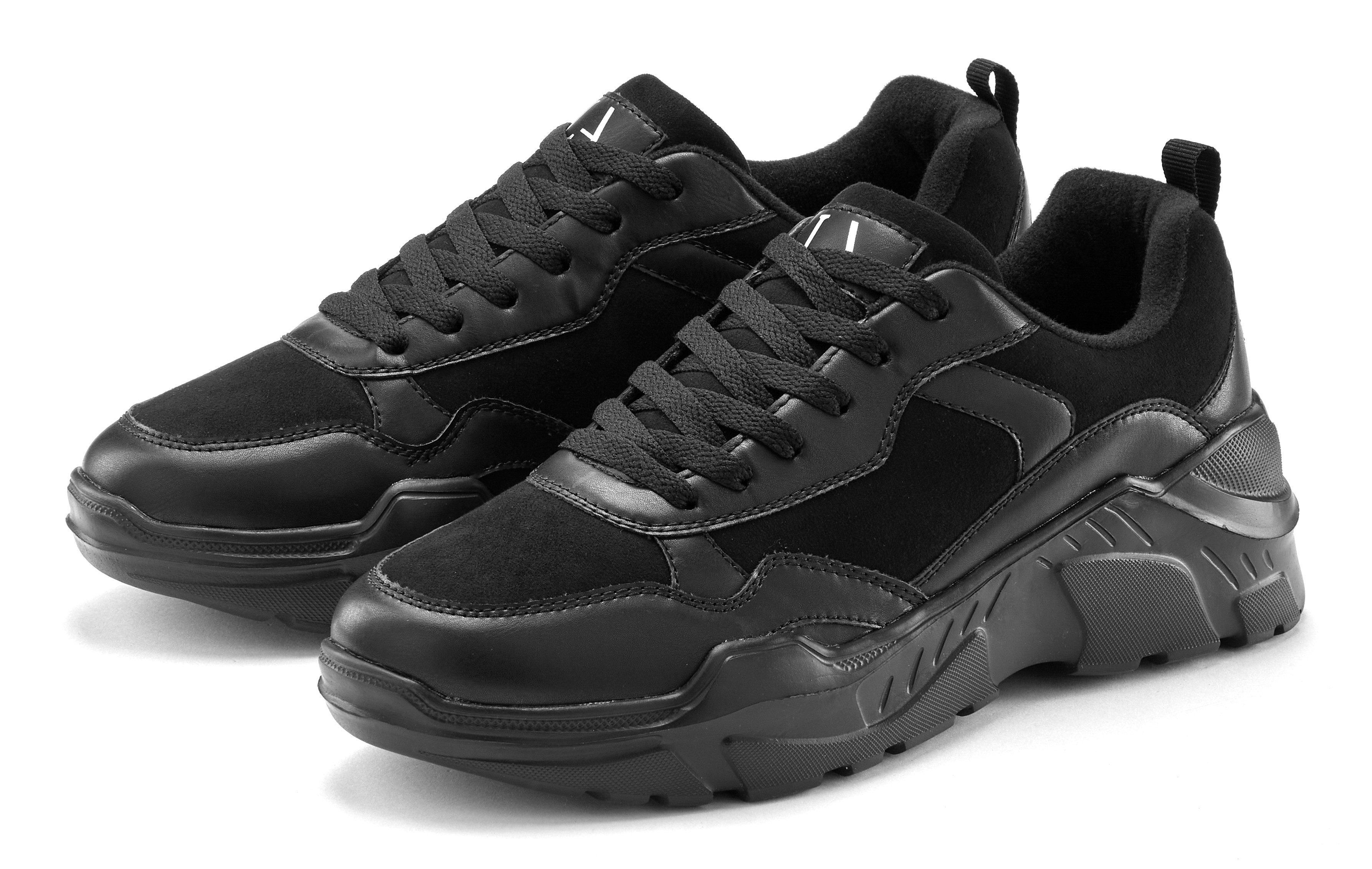 LASCANA Sneaker Halbschuh, Sportschuh, leichte Chunky Sohle, weiche Innenso günstig online kaufen
