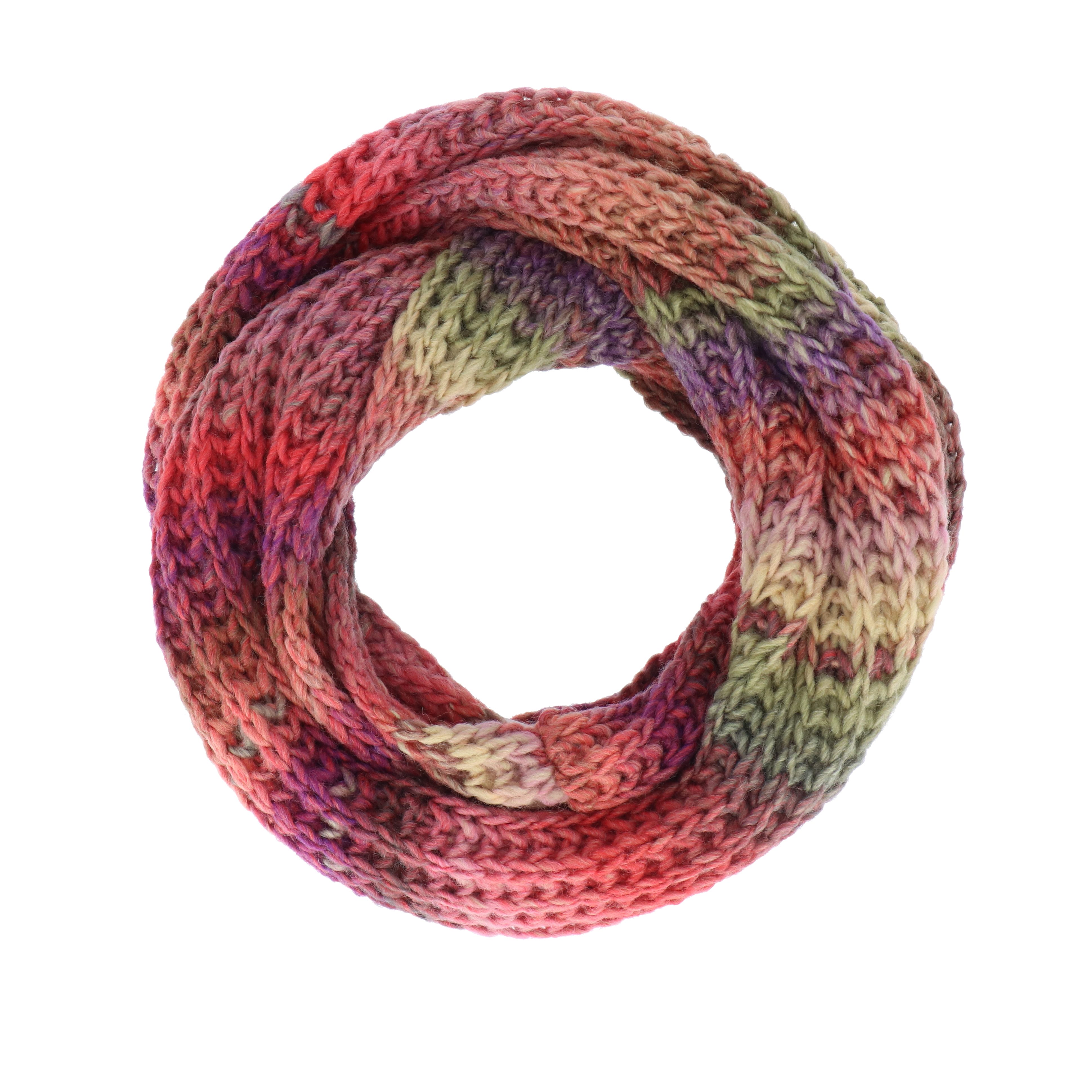 Strickschal Loopschal mit Farbverlauf