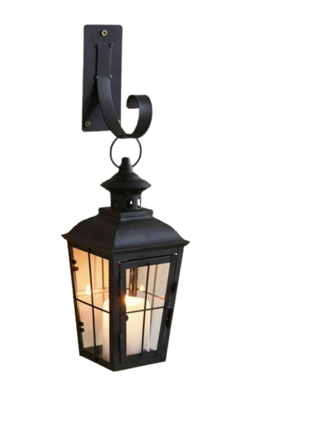 Kerzenlaterne Laterne Wandlaterne Leuchter Kerzenhalter Windlicht Metall Halterung