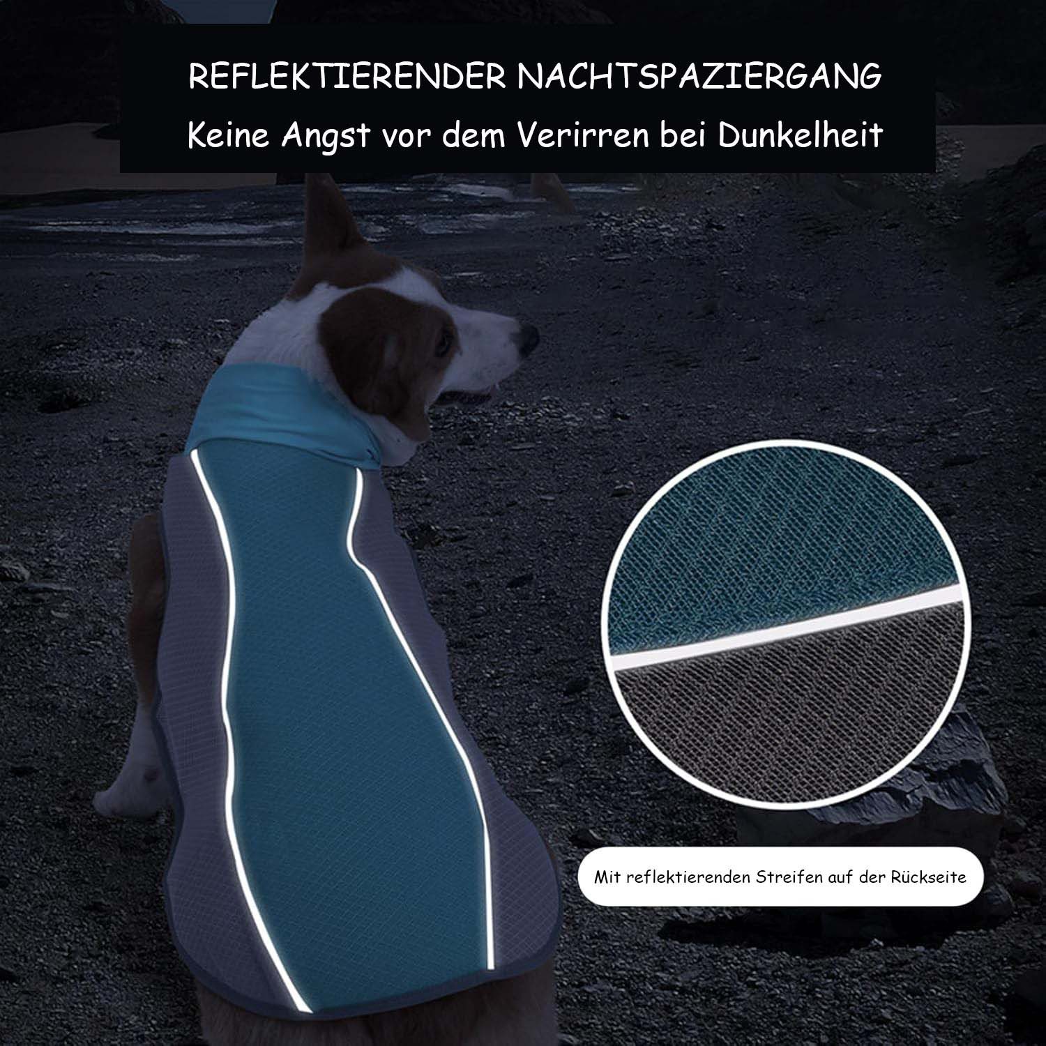Ledander Hundeweste Hund Kühlweste, Kühlweste für Hunde zur Abkühlung im Sommer