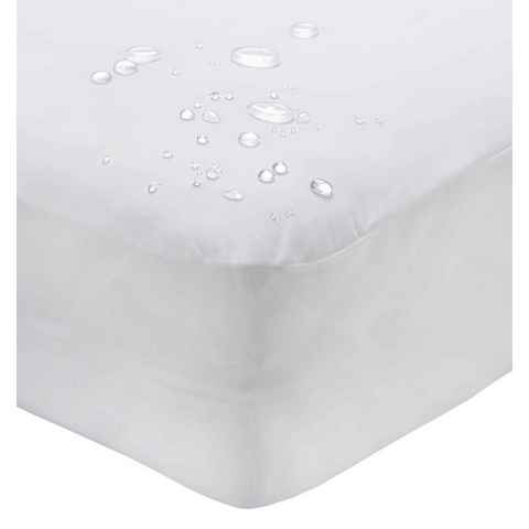 Matratzenschoner Gardinenbox, Wasserdichte Atmungsaktive Hygienische Anti-Milben
