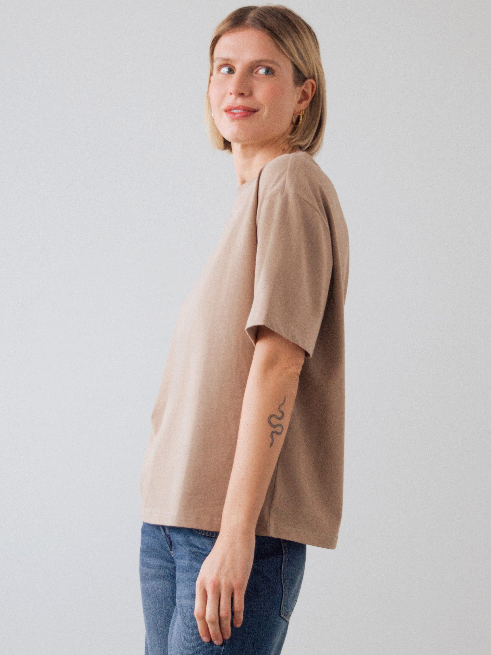 HONEST BASICS T-Shirt OG Shirt Frauen aus Bio- und recycelter Baumwolle