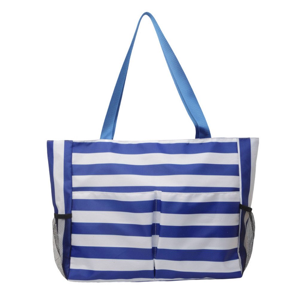 Zaewry Strandtasche Damen mit Reißverschluss, Große Strandtasche xxl Familie, Badetasche, Damen Wasserdicht, Beach Tote Bag für Reisen Pool