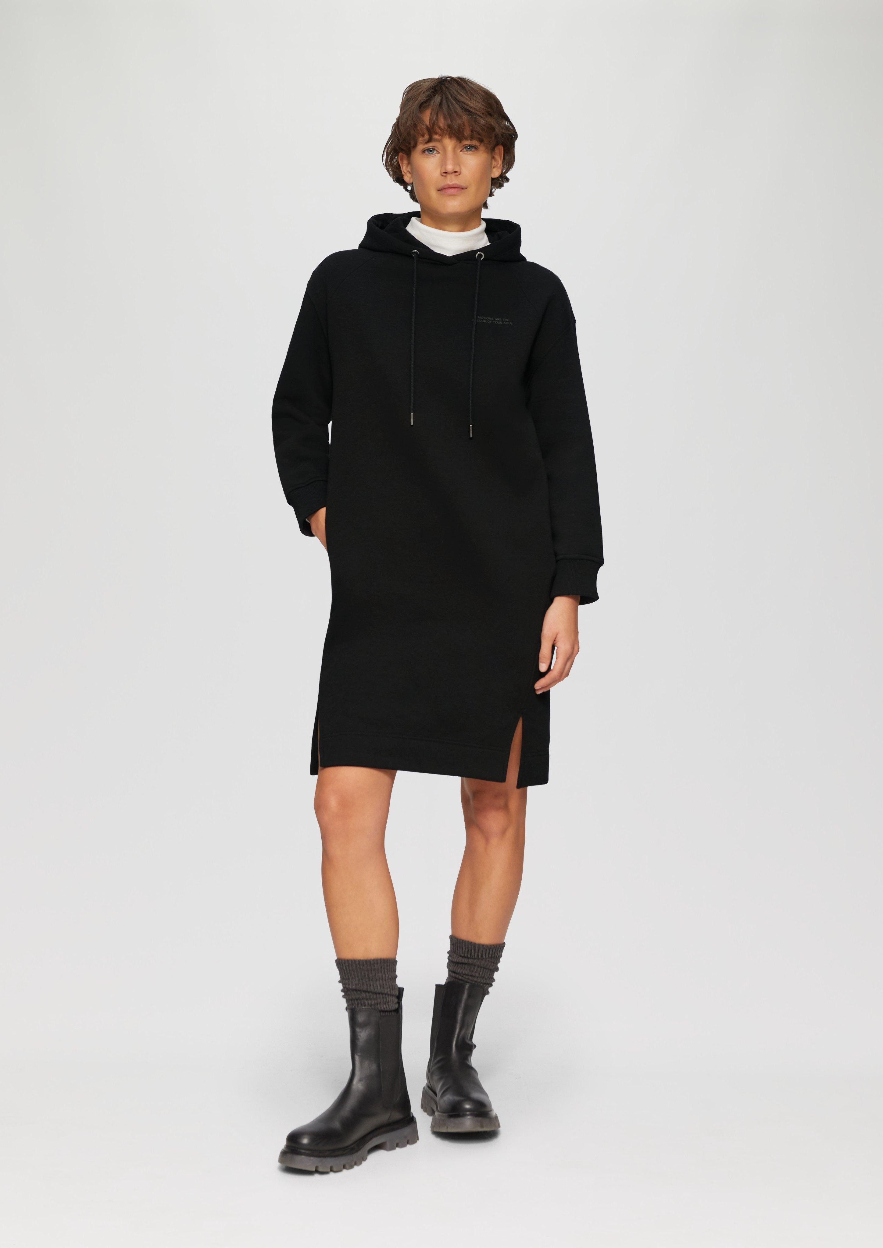 s.Oliver Minikleid Sweat-Kleid mit seitlichen Eingrifftaschen günstig online kaufen