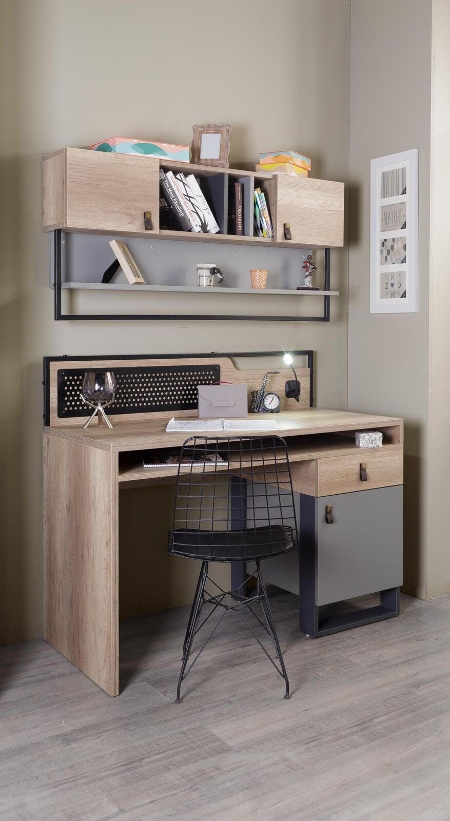 Möbel Schlafzimmer In Tisch Schreibtisch Holz (Schreibtisch), Braun Made Schreibtisch Jugendzimmer JVmoebel Europe