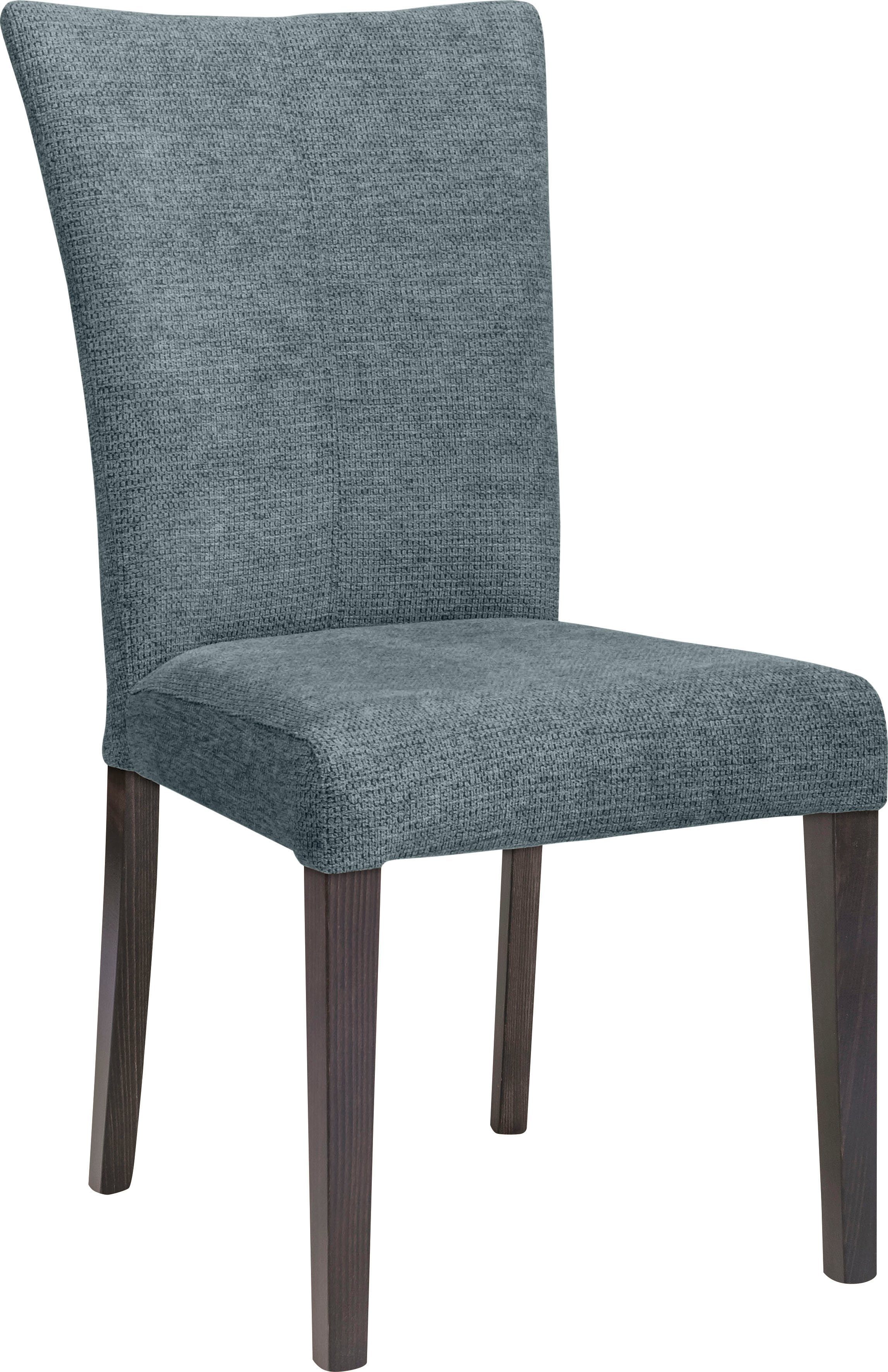 Home affaire 4-Fußstuhl Aspen (Set, 2 St), Beine aus massiver Buche, wengef günstig online kaufen