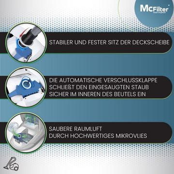 McFilter Staubsaugerbeutel >MAXI BOX< (16+8), passend für Miele S 800 … 899 Serie Staubsauger, inkl. 8 Filter, 16 St., Top Alternative zu 9917730, wie Miele 10408410