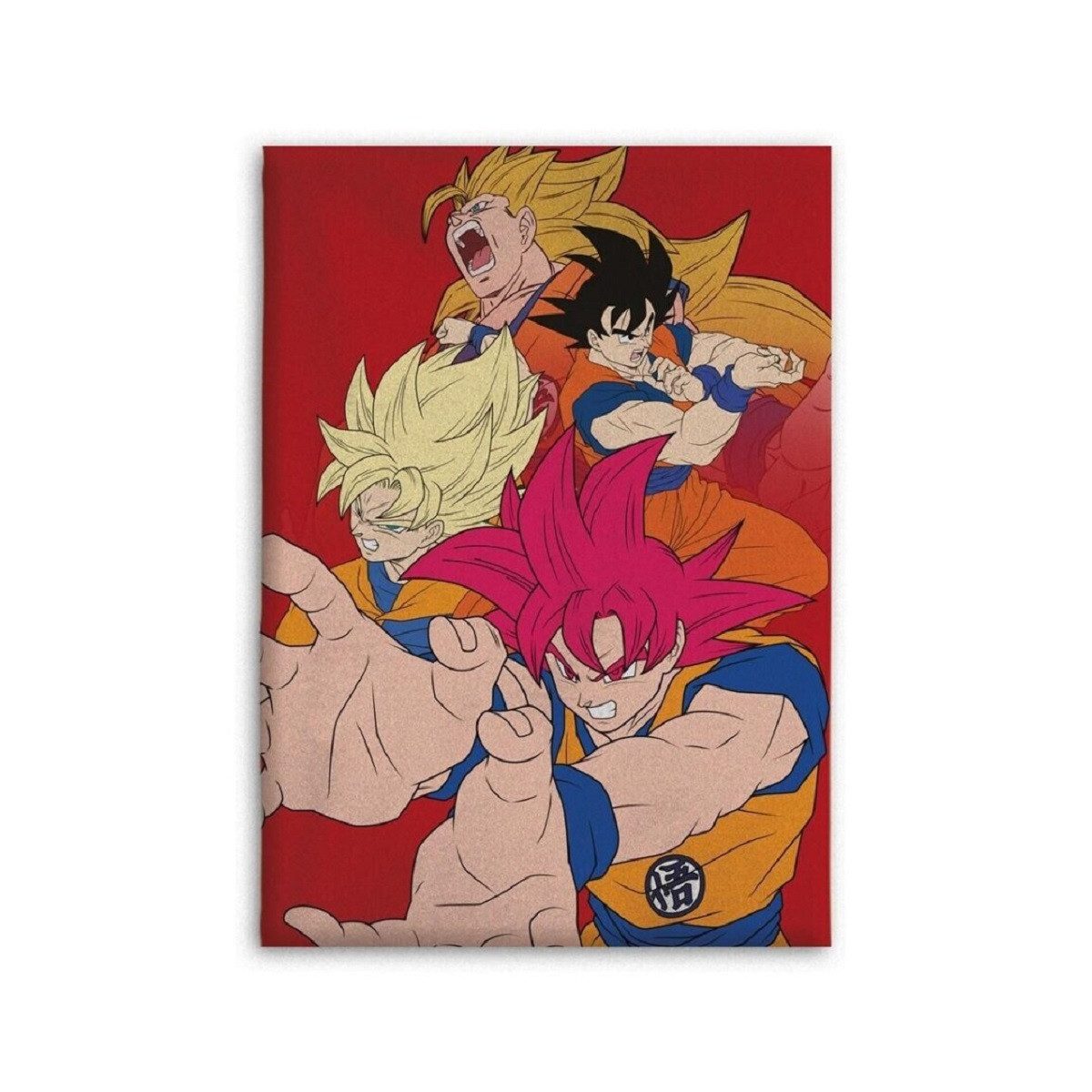 Wohndecke Weiches & leichtes Decke für Bett & Sofa (110x150 cm), Dragon Ball