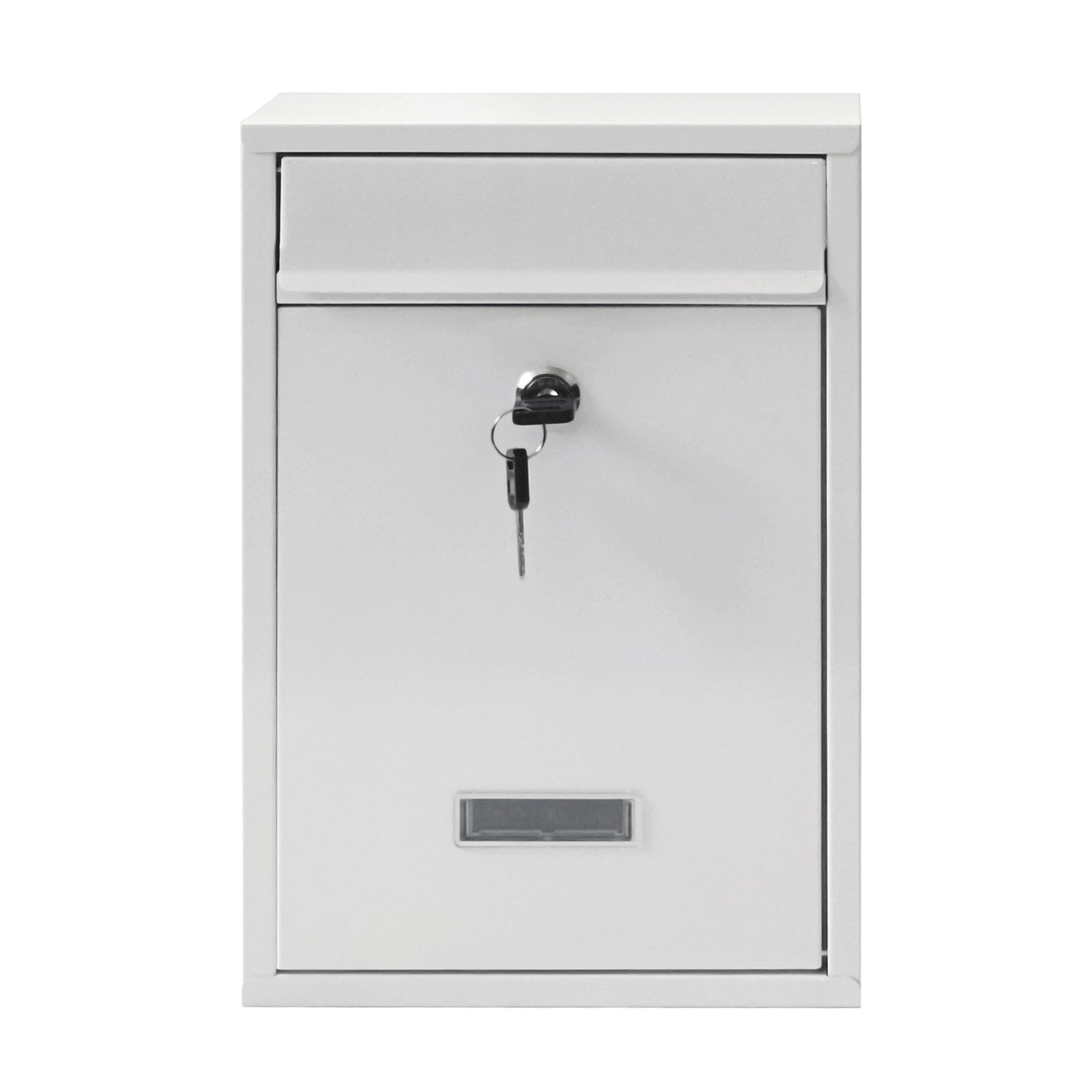 HTI-Living Briefkasten Briefkasten Amin Weiß klassisch (Stück, 1-St., 1 Briefkasten), zur Wandmontage