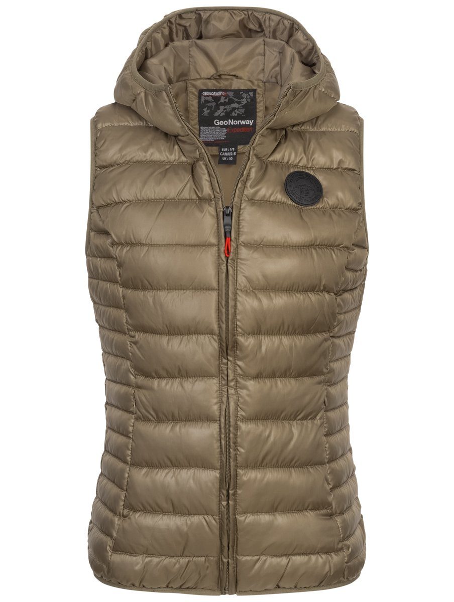 Geographical Norway Steppweste Stepp weste Kapuze günstig online kaufen