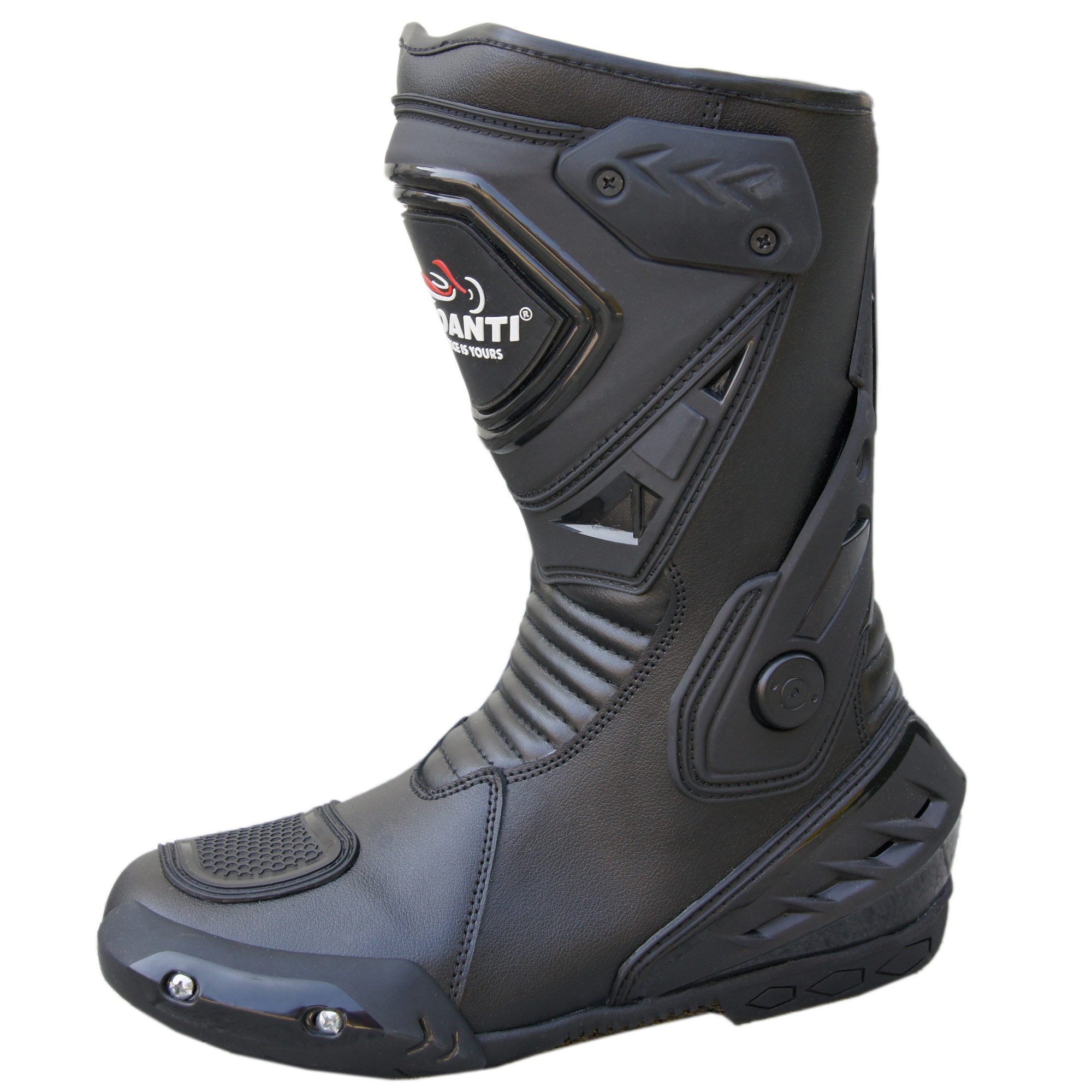 PROANTI sportliche Touring & Racing Motorradschuhe Leder – wasserdichte Motorradstiefel