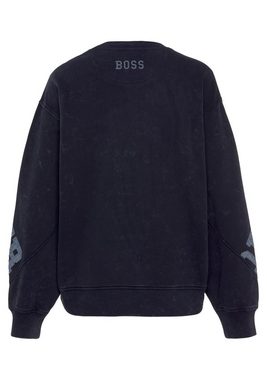 BOSS ORANGE Sweatshirt C_Eprep mit Schriftverzierung auf den Ärmeln