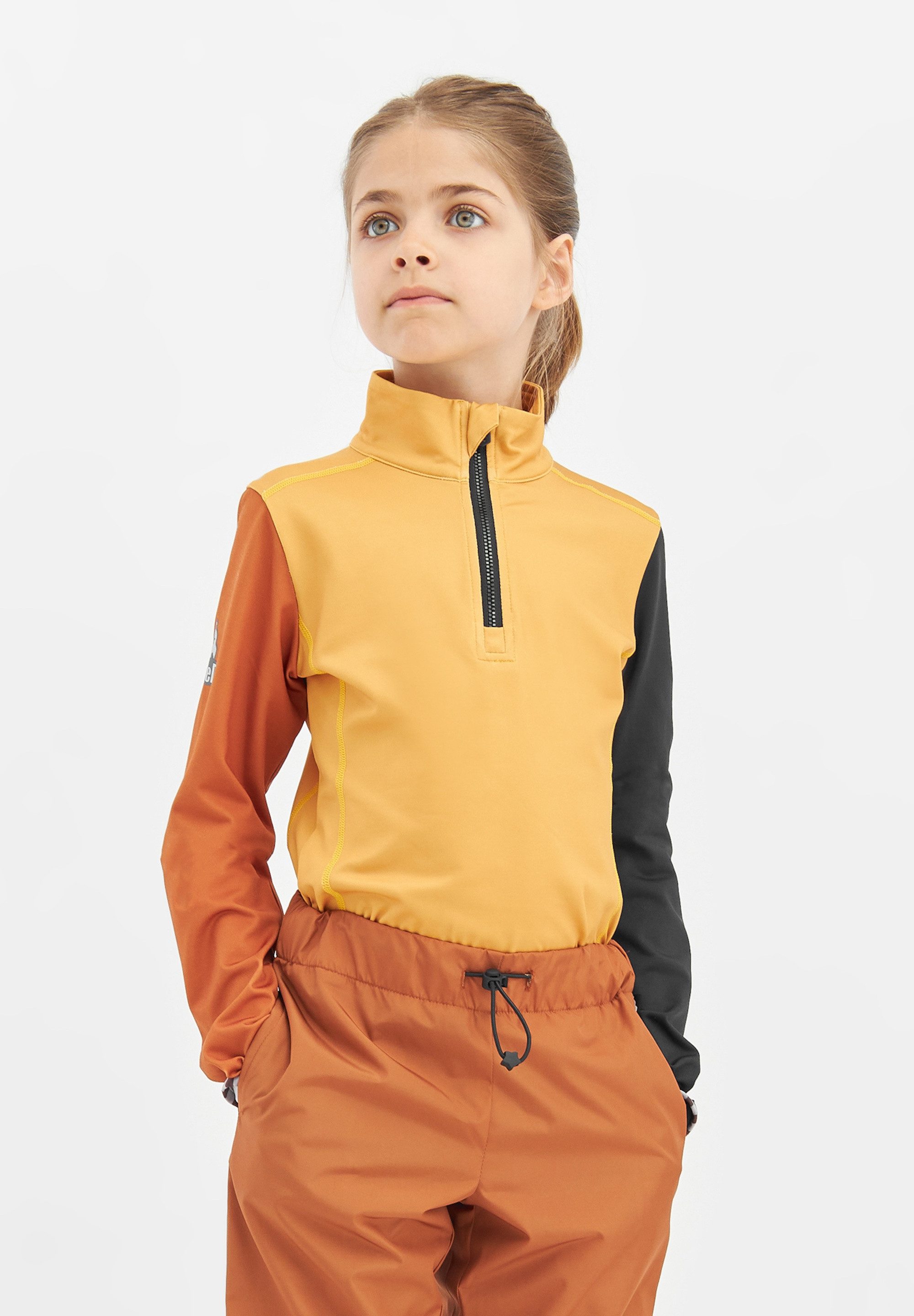 WeeDo Langarmshirt FOXDO Feuchtigkeitsregulierendes Funktionsshirt für Kinder