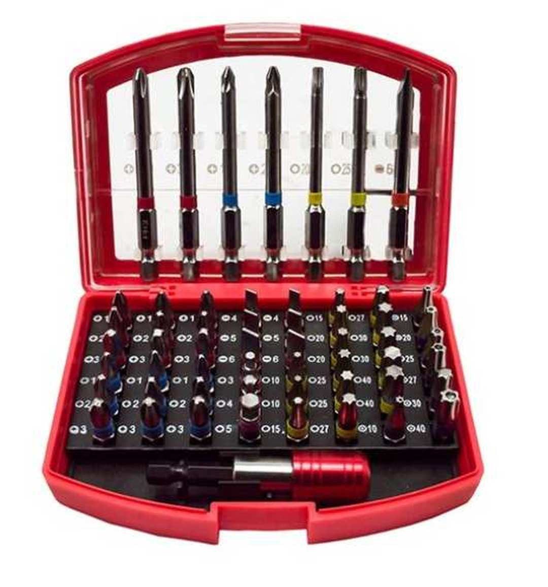 Bit-Set Bitsatz Bitset Steckschlüssel Bit-Box Ratsche Bithalter 56tlg 1/4"