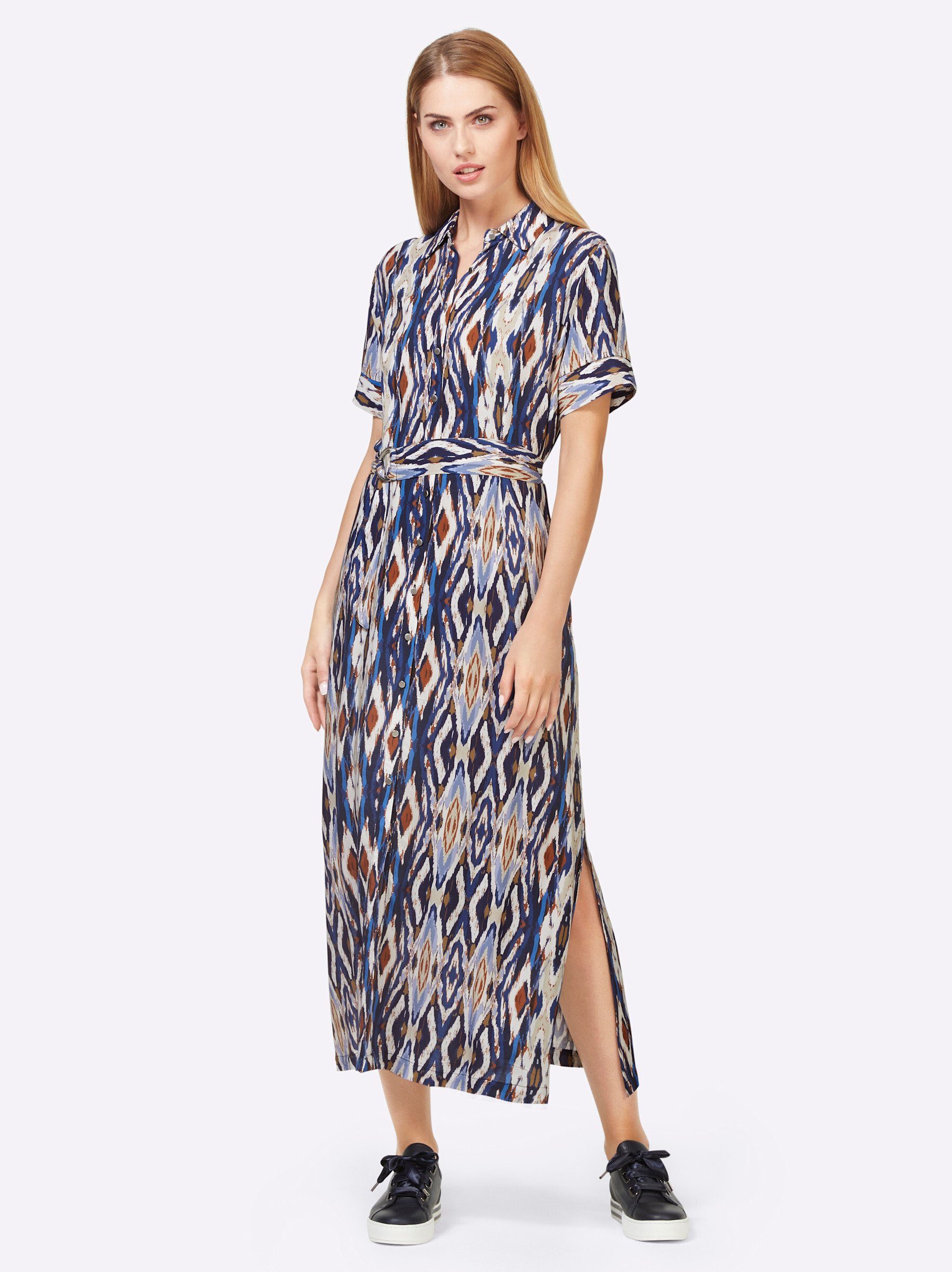 Etuikleid Druck-Kleid