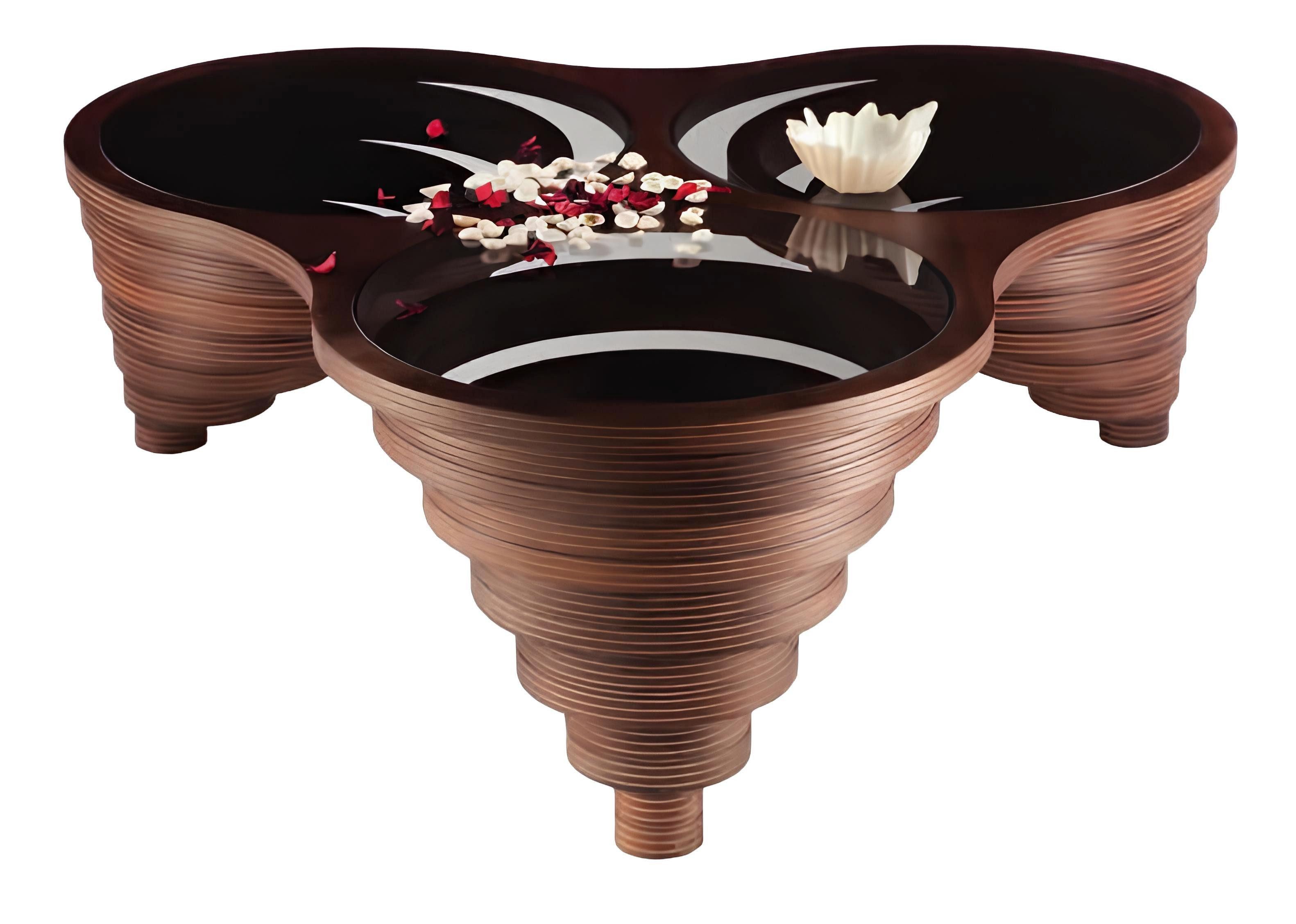 JVmoebel Couchtisch Eleganter Loungetisch aus Glas und Edelstahl für stilvolle Wohnräume (1-St., Couchtisch), Made in Europa