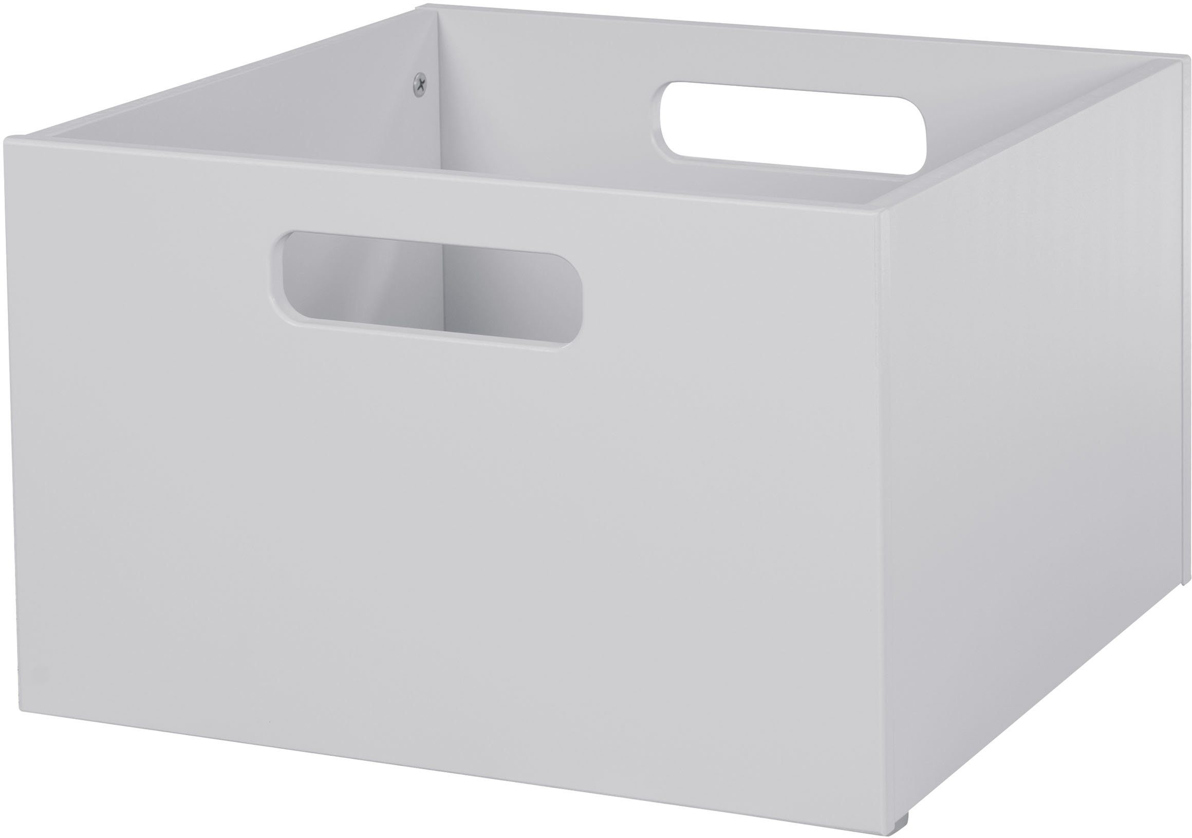 roba® Aufbewahrungsbox grau, aus Holz; Organizer für Spielzeug