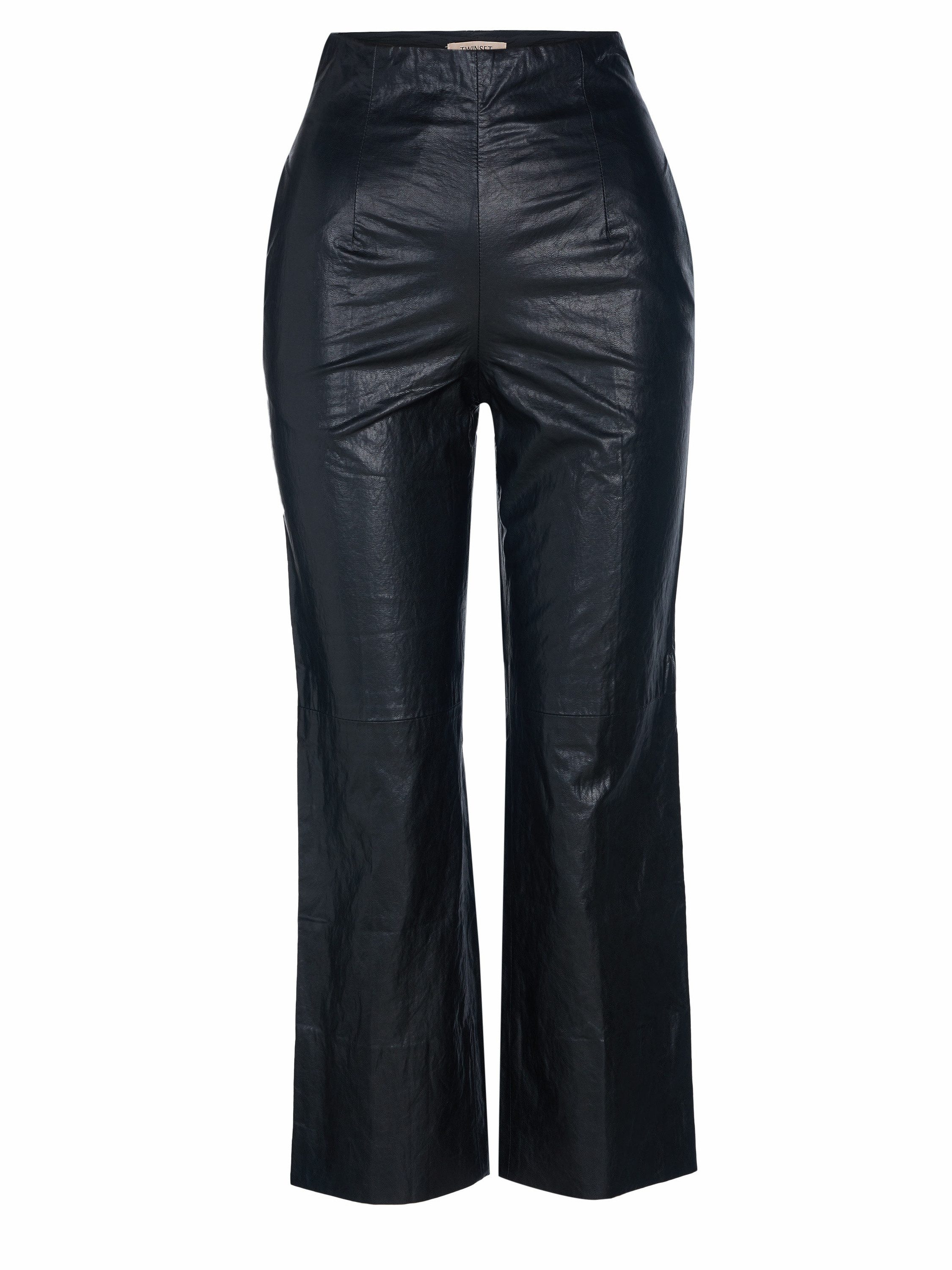 Twin Set Lederimitathose Twin Set für Damen (1-tlg)